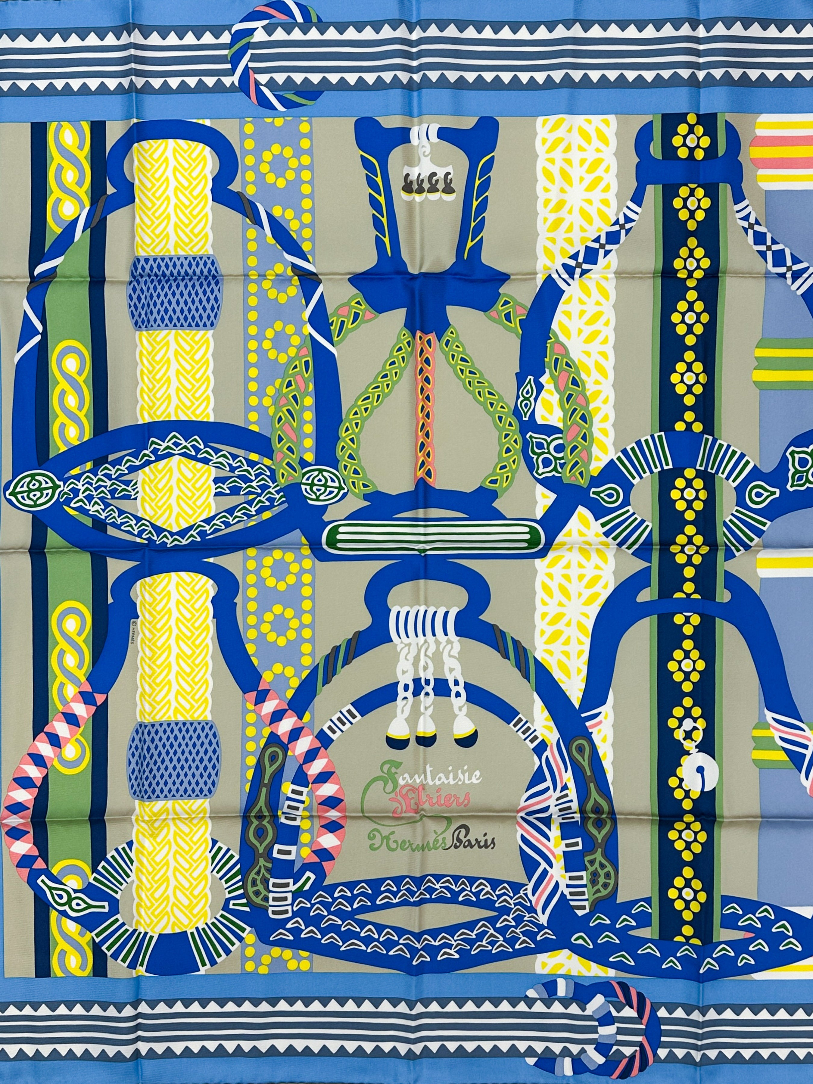 Hermès Fantaisie d'Etriers 90cm