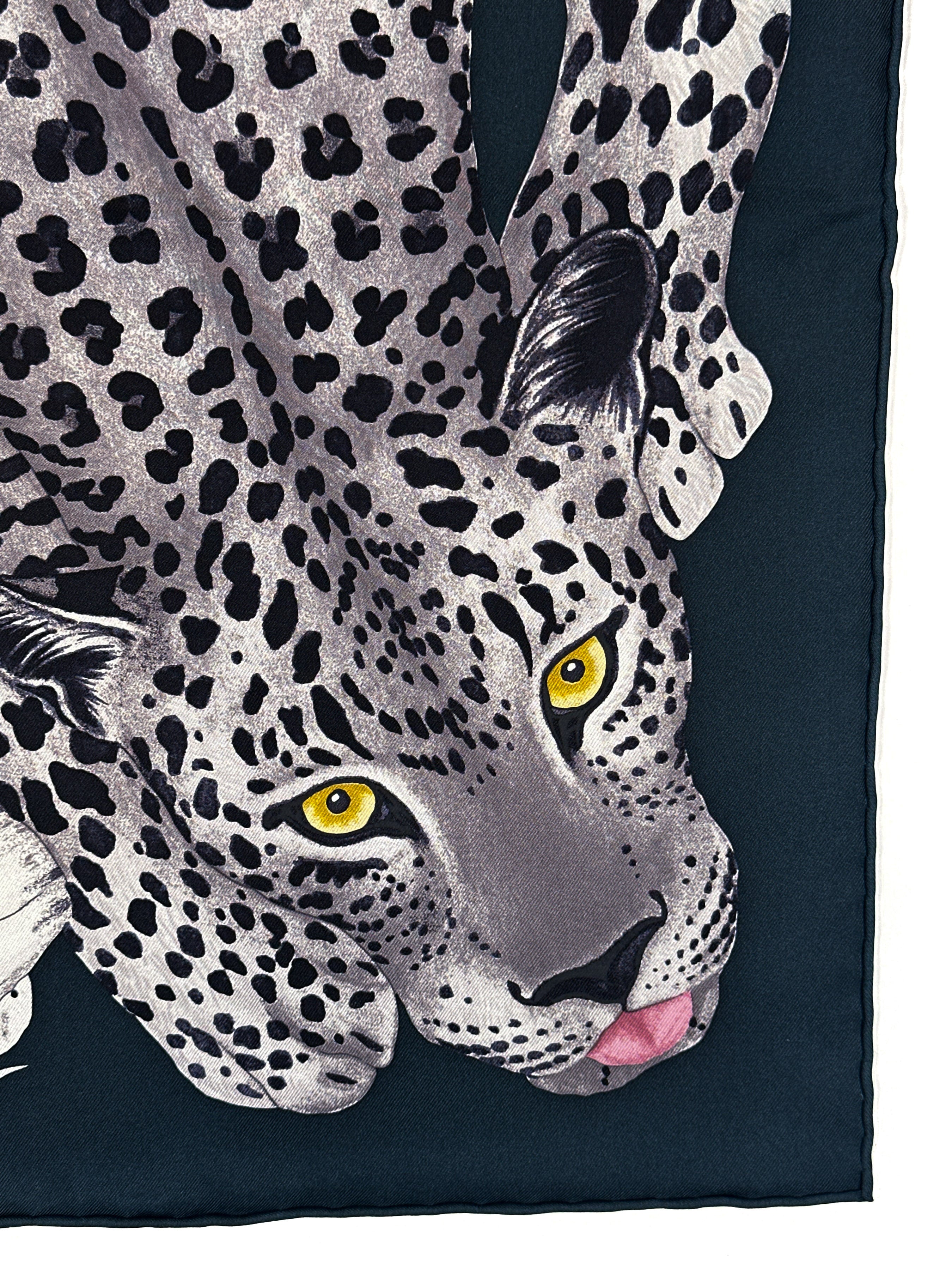 Hermès Lazy Leopardesses 90