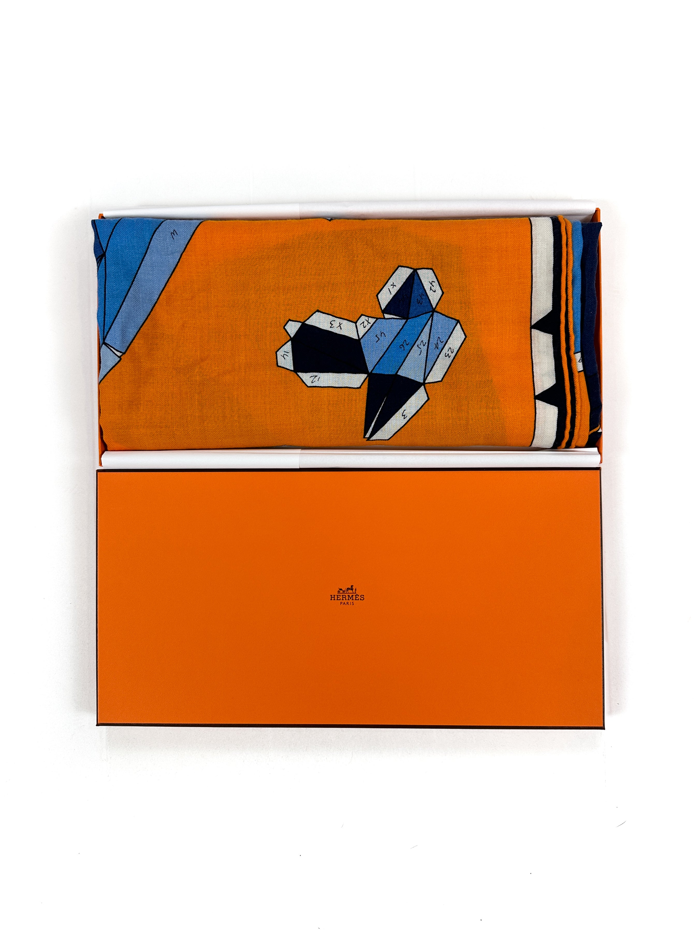 Hermès Se Plier au Jeu Cashmere Silk 140