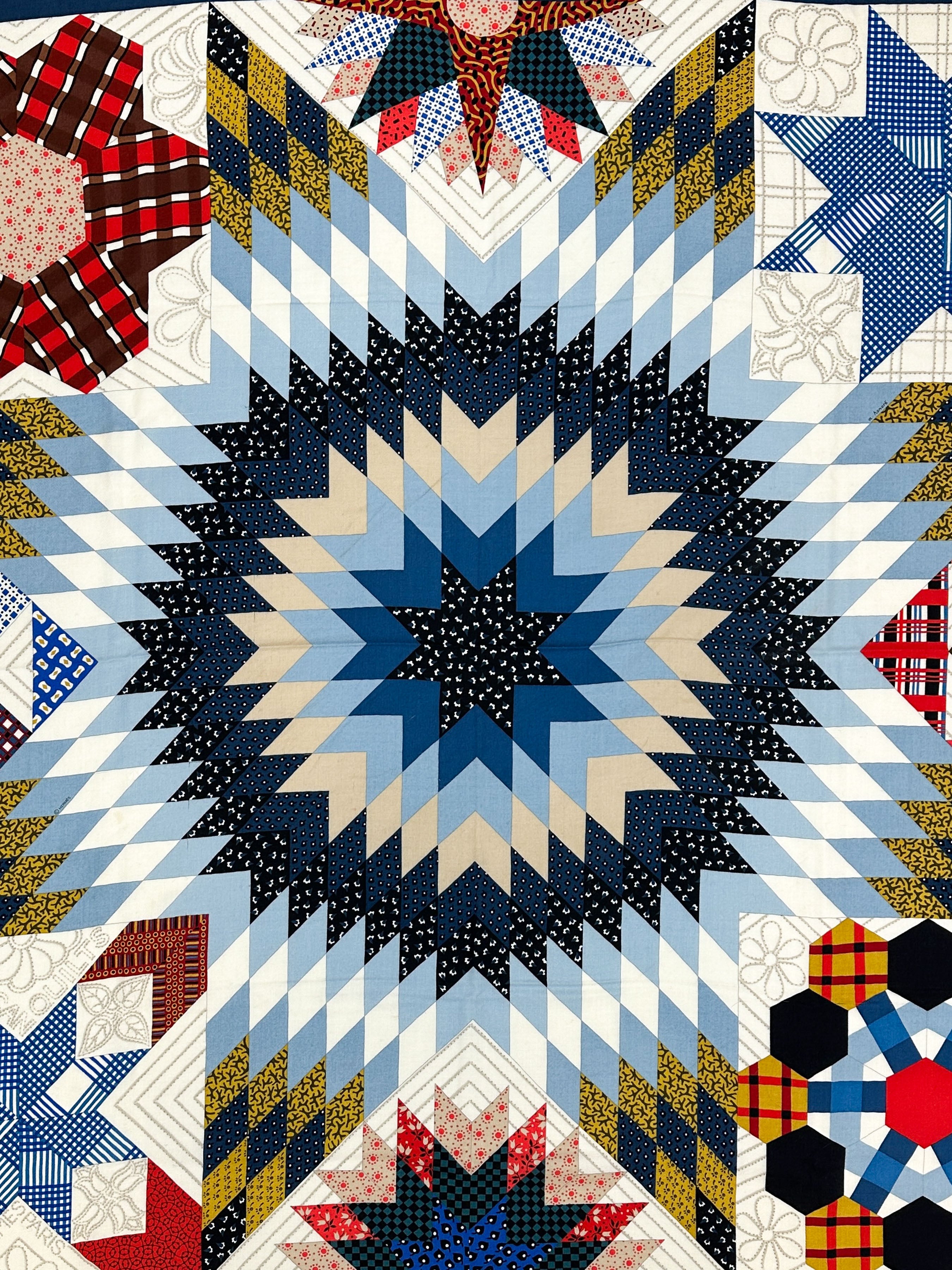 Hermès American Quilts Cashmere Silk 140