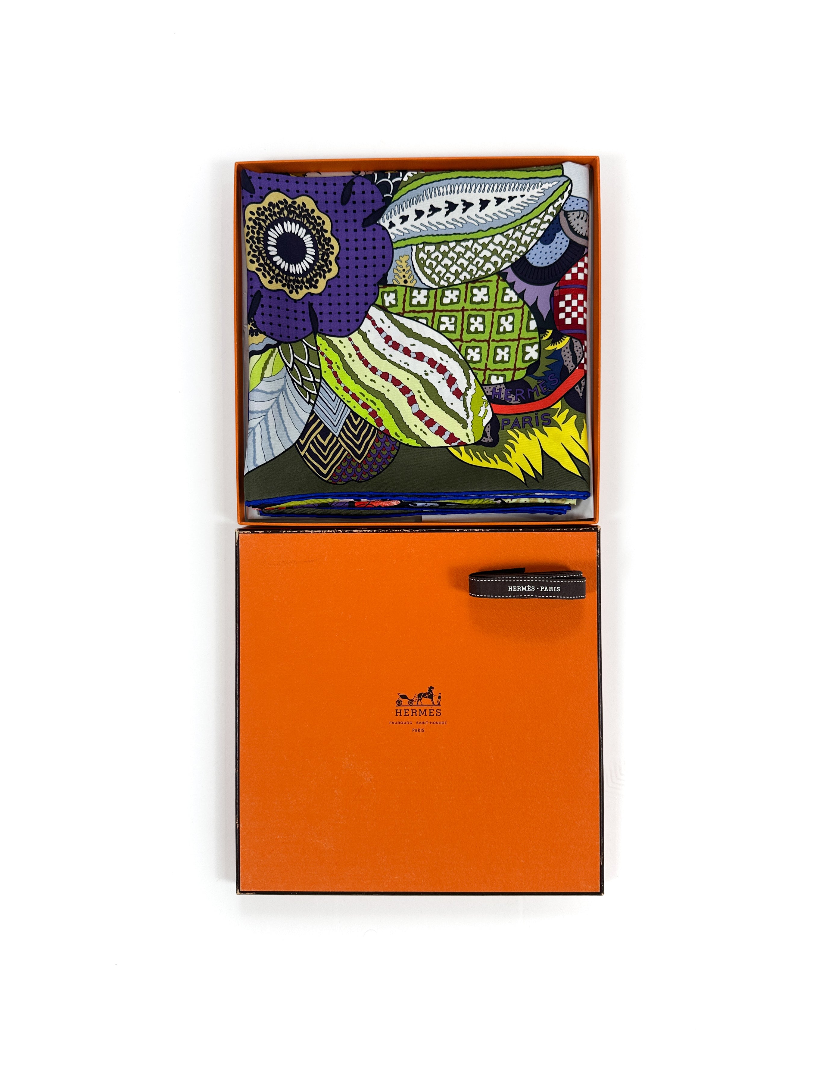 Hermès Fleurs d'Indiennes 90