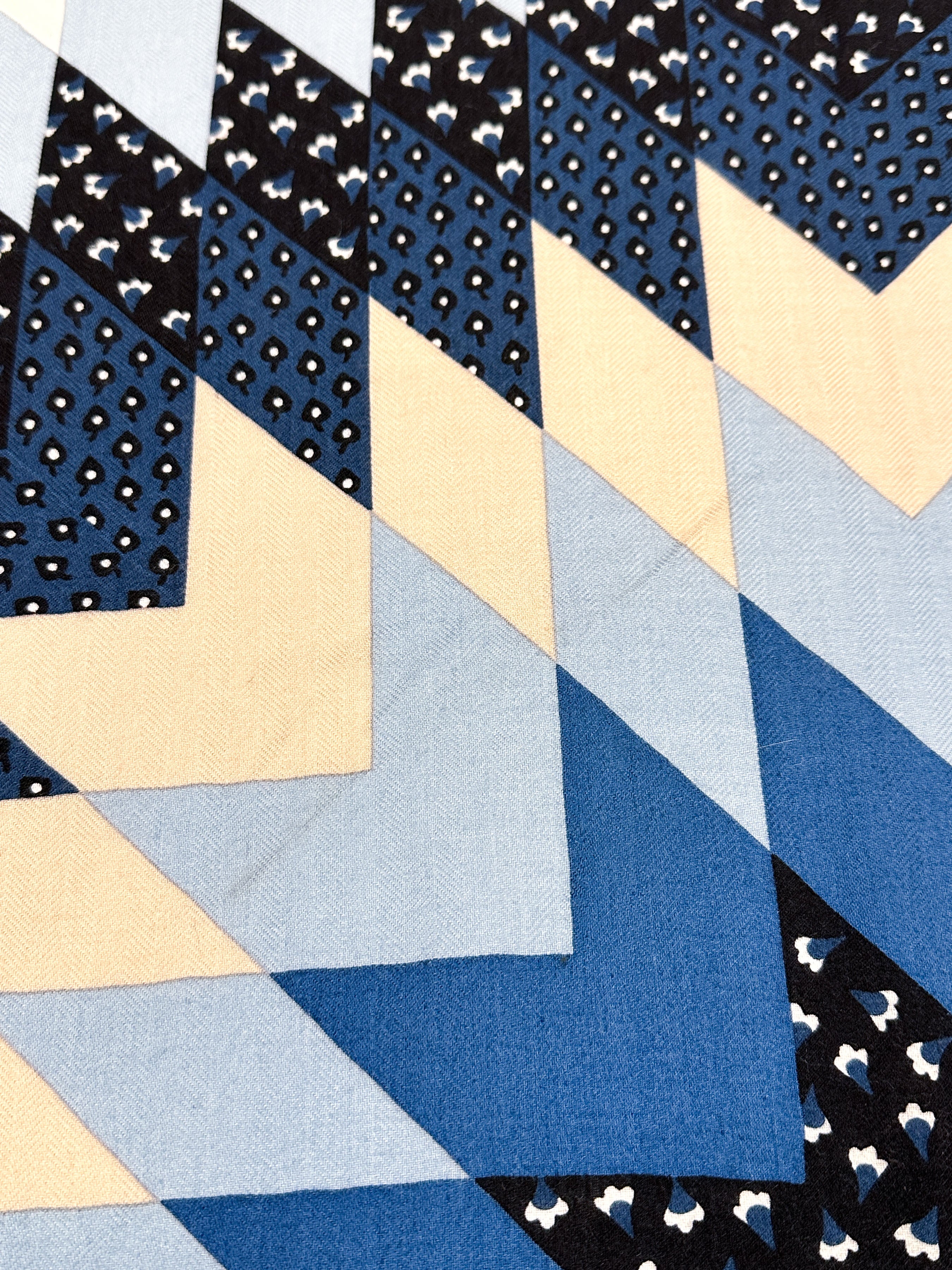 Hermès American Quilts Cashmere Silk 140