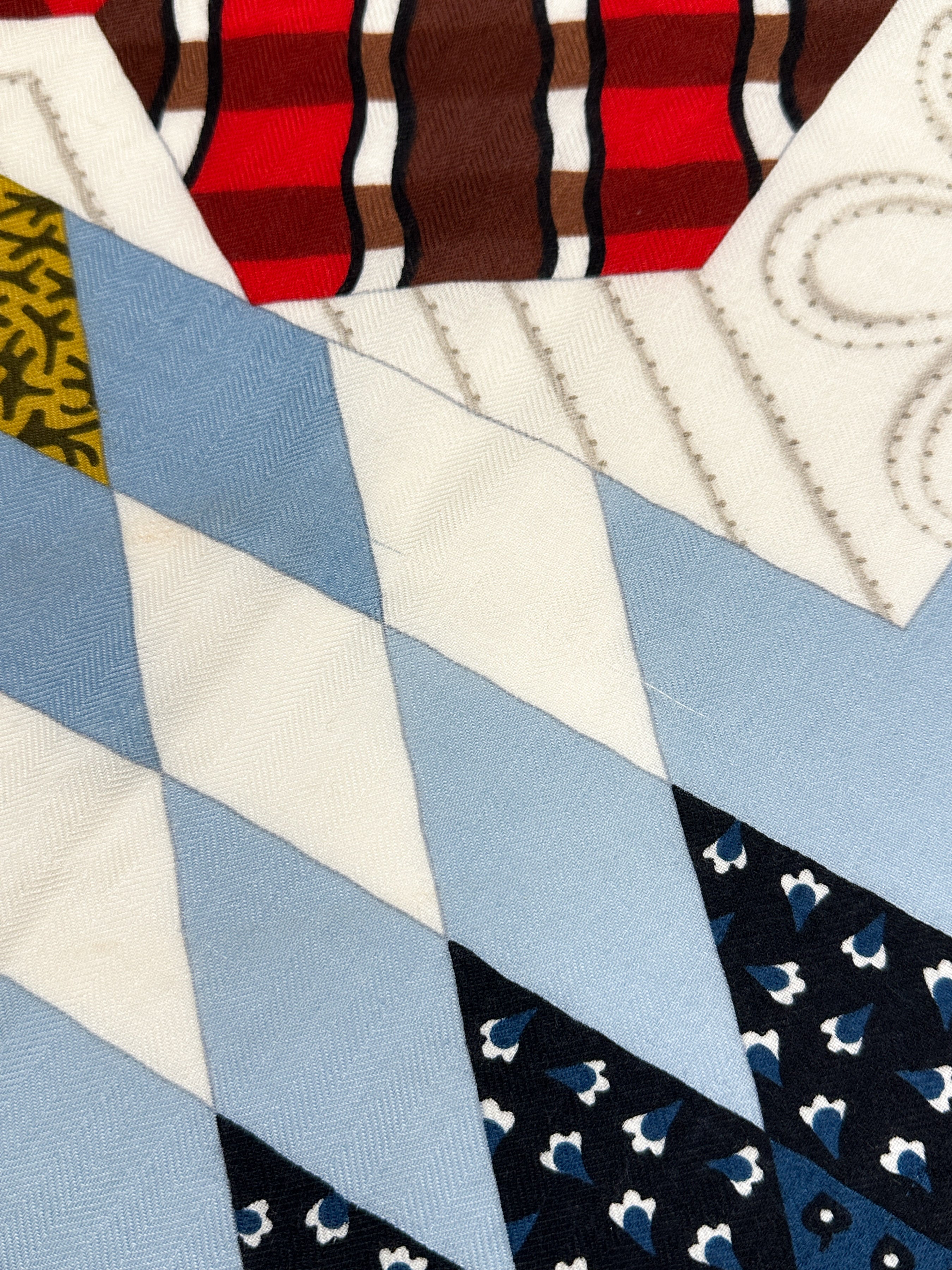 Hermès American Quilts Cashmere Silk 140