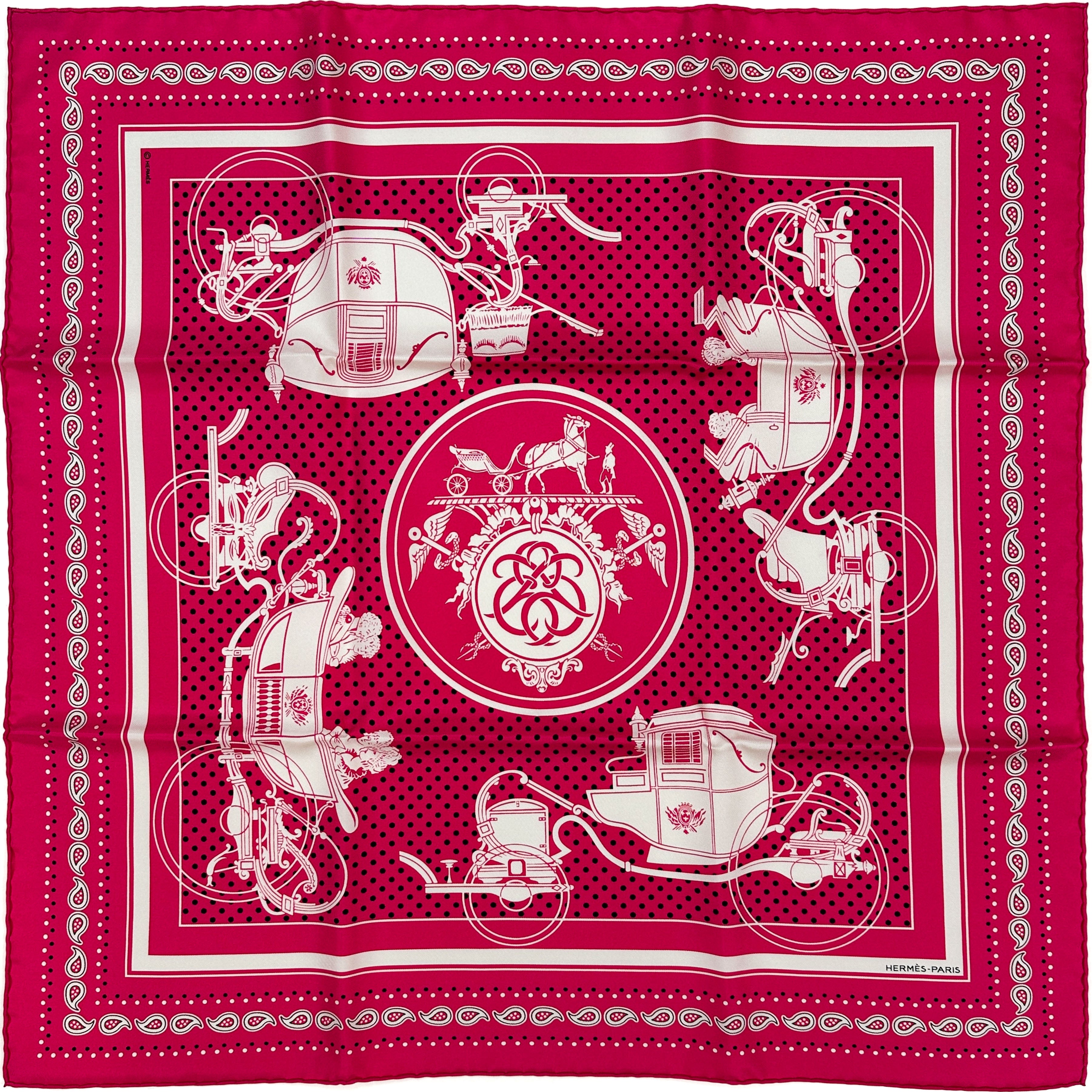 Hermès Ex-Libris Bandana 55