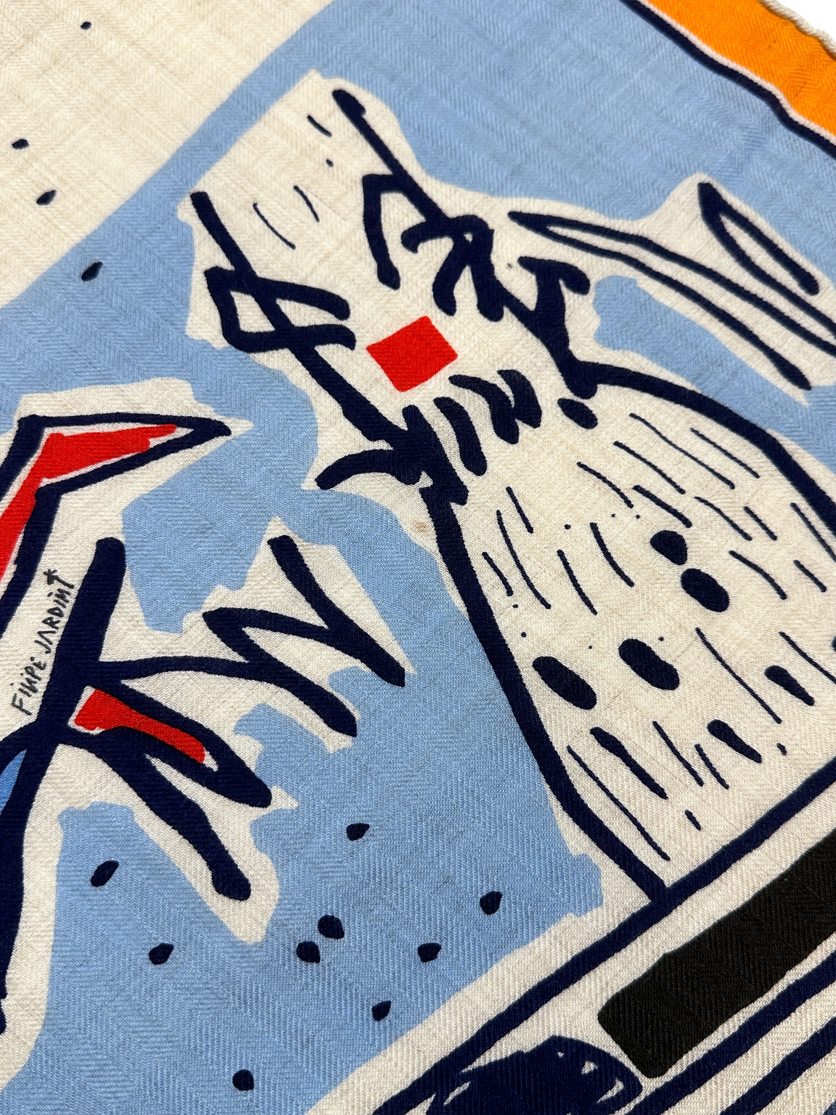 Hermès Rayures d'Ete Cashmere Silk 140