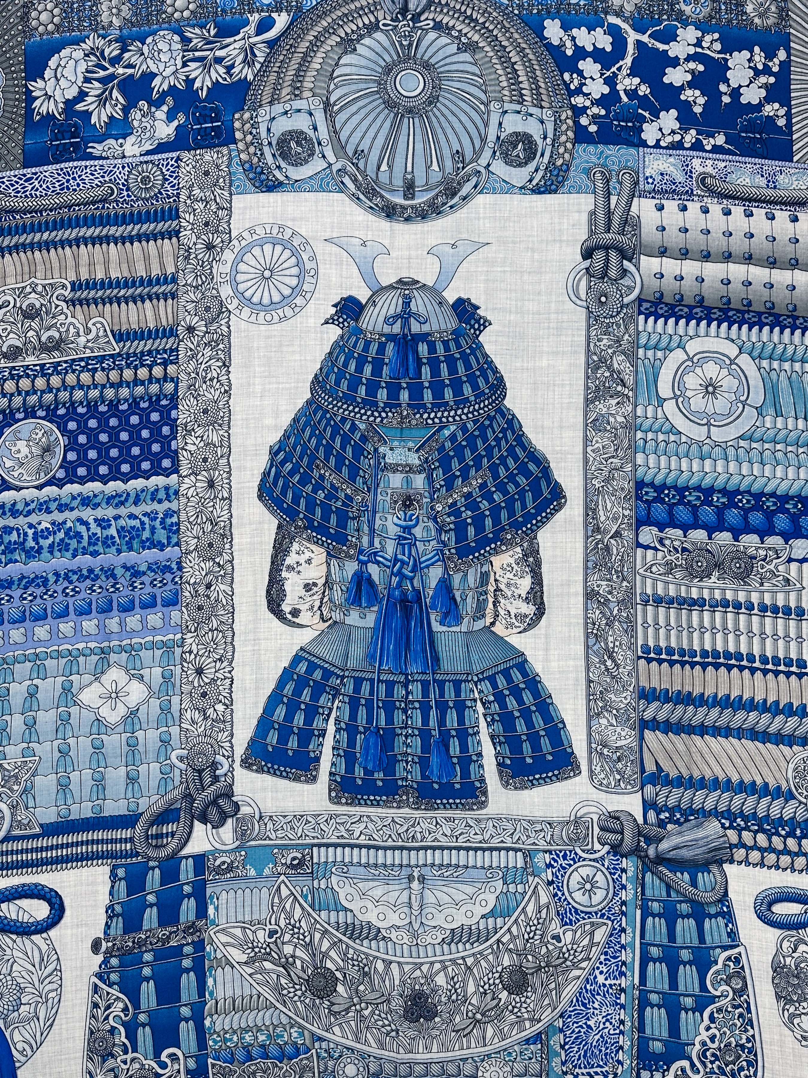 Hermès Parures de Samourais Cashmere Silk 140