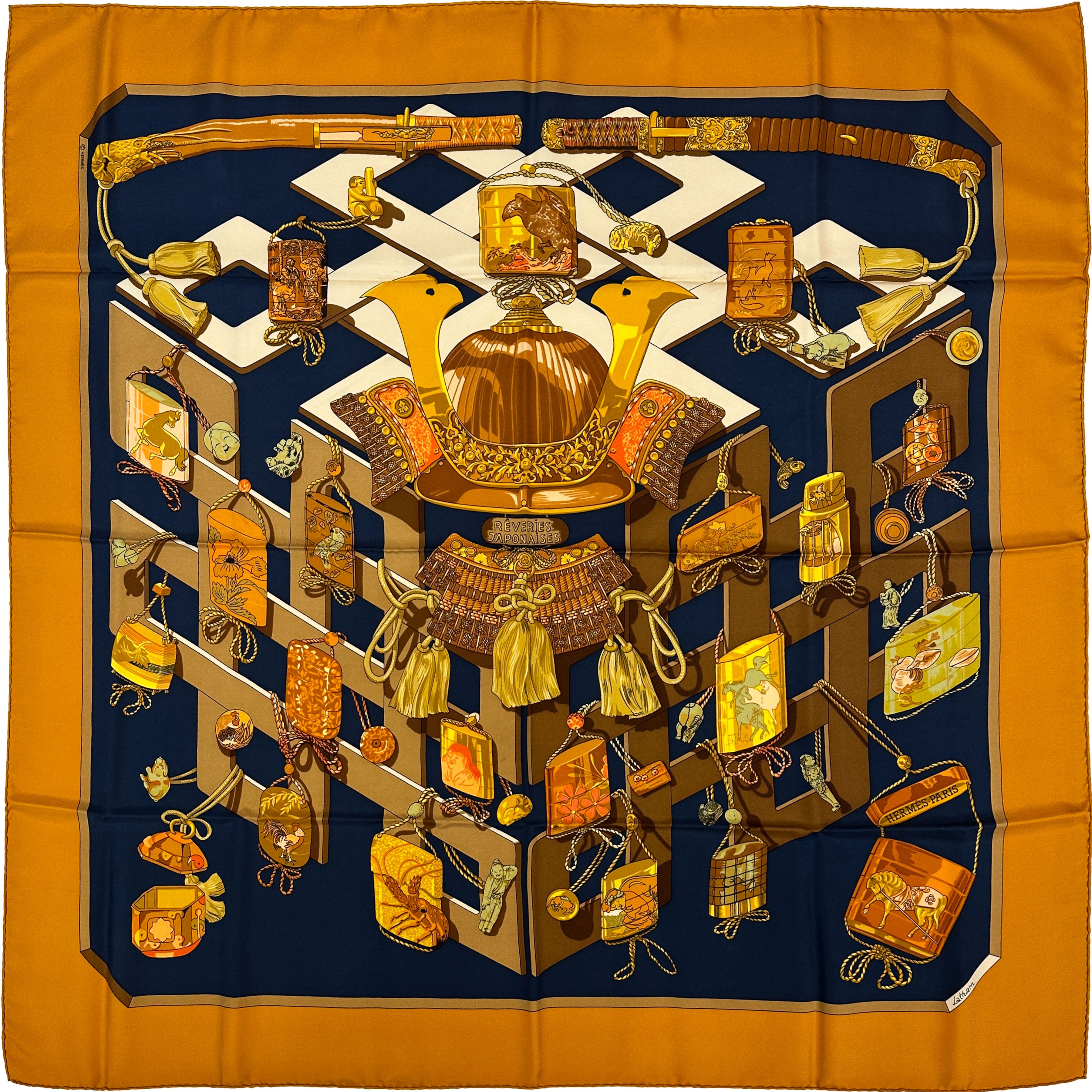 Hermès Rêveries Japonaises 90