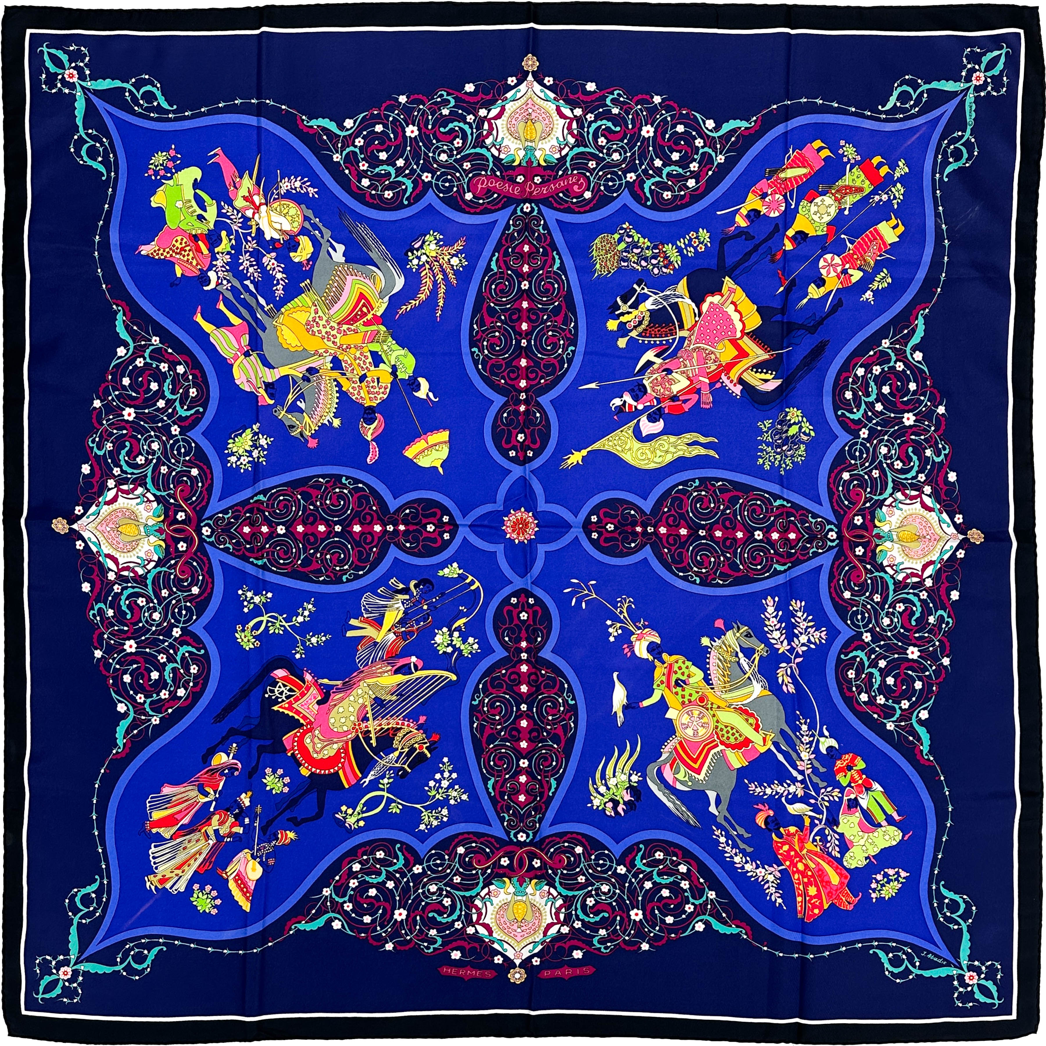 Hermès Poésie Persane 90