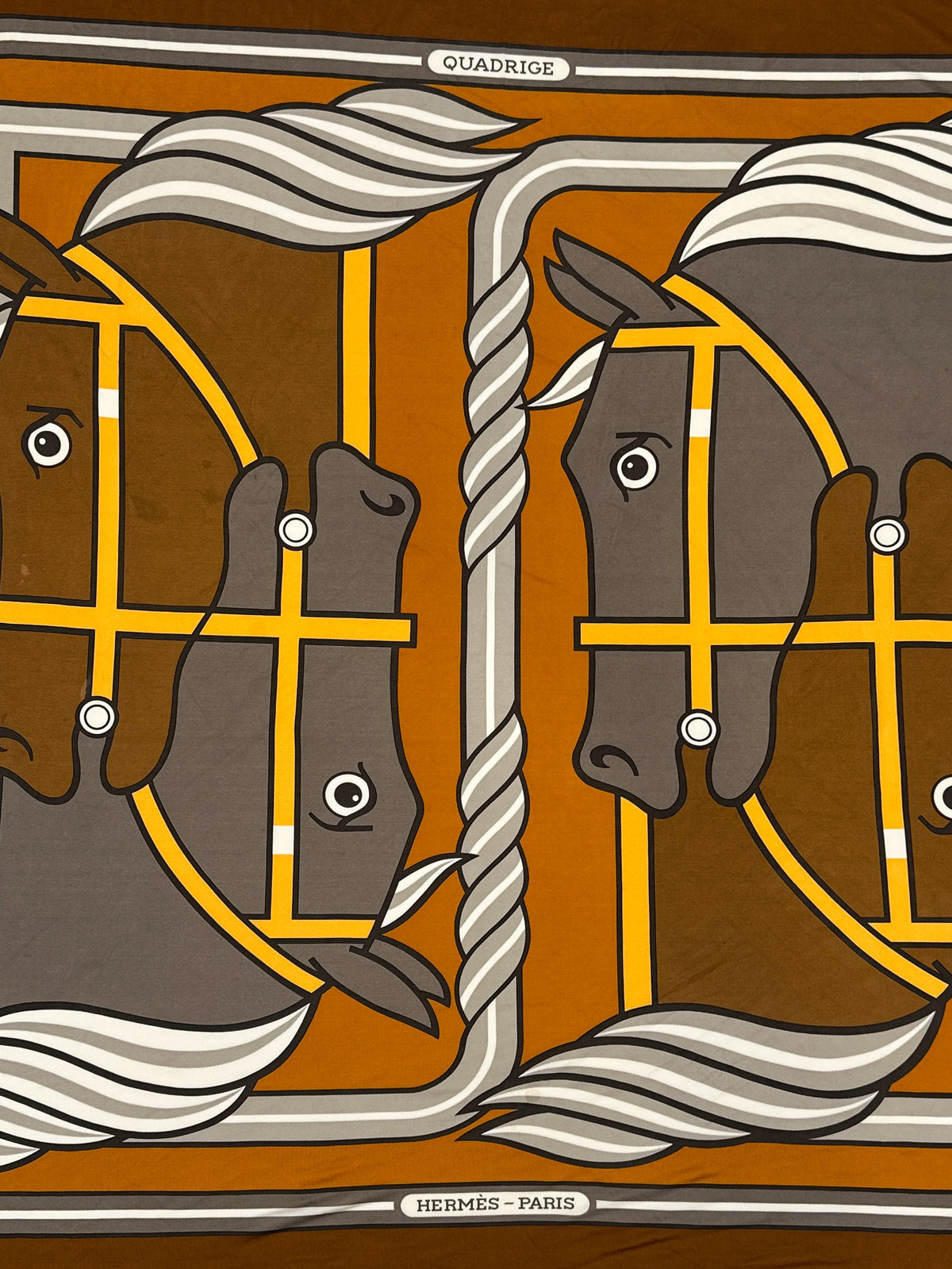Hermès Quadrige Silk Jersey 90
