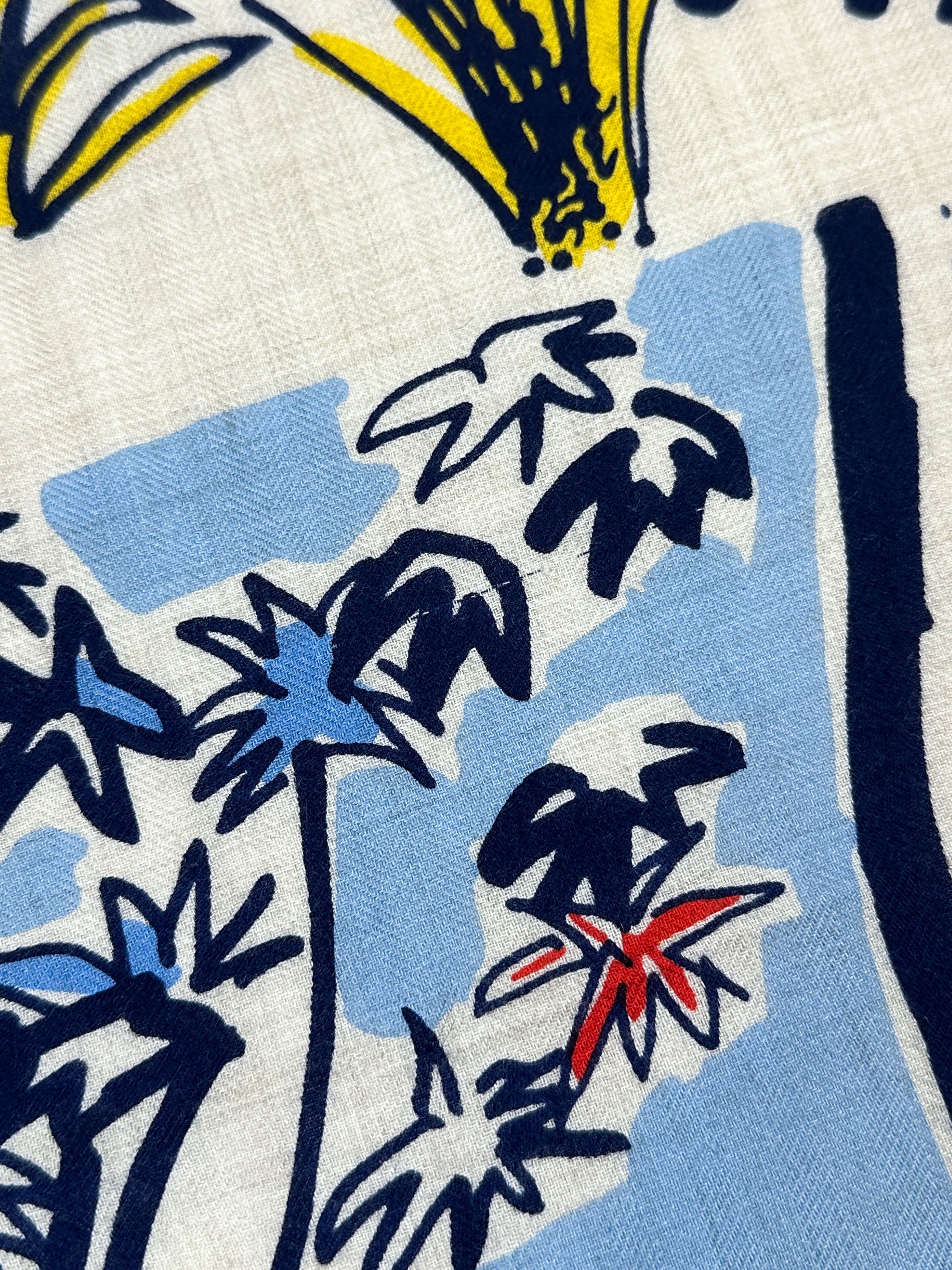 Hermès Rayures d'Ete Cashmere Silk 140