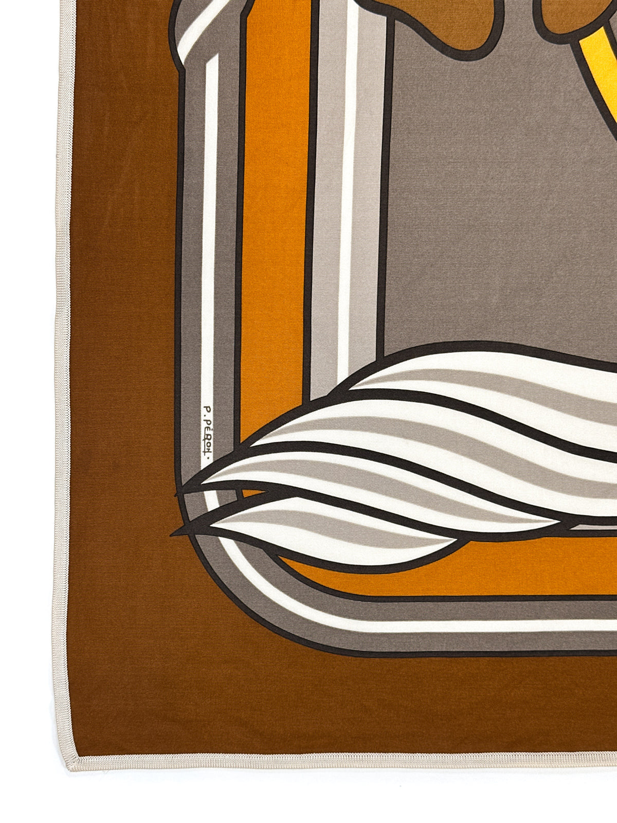 Hermès Quadrige Silk Jersey 90