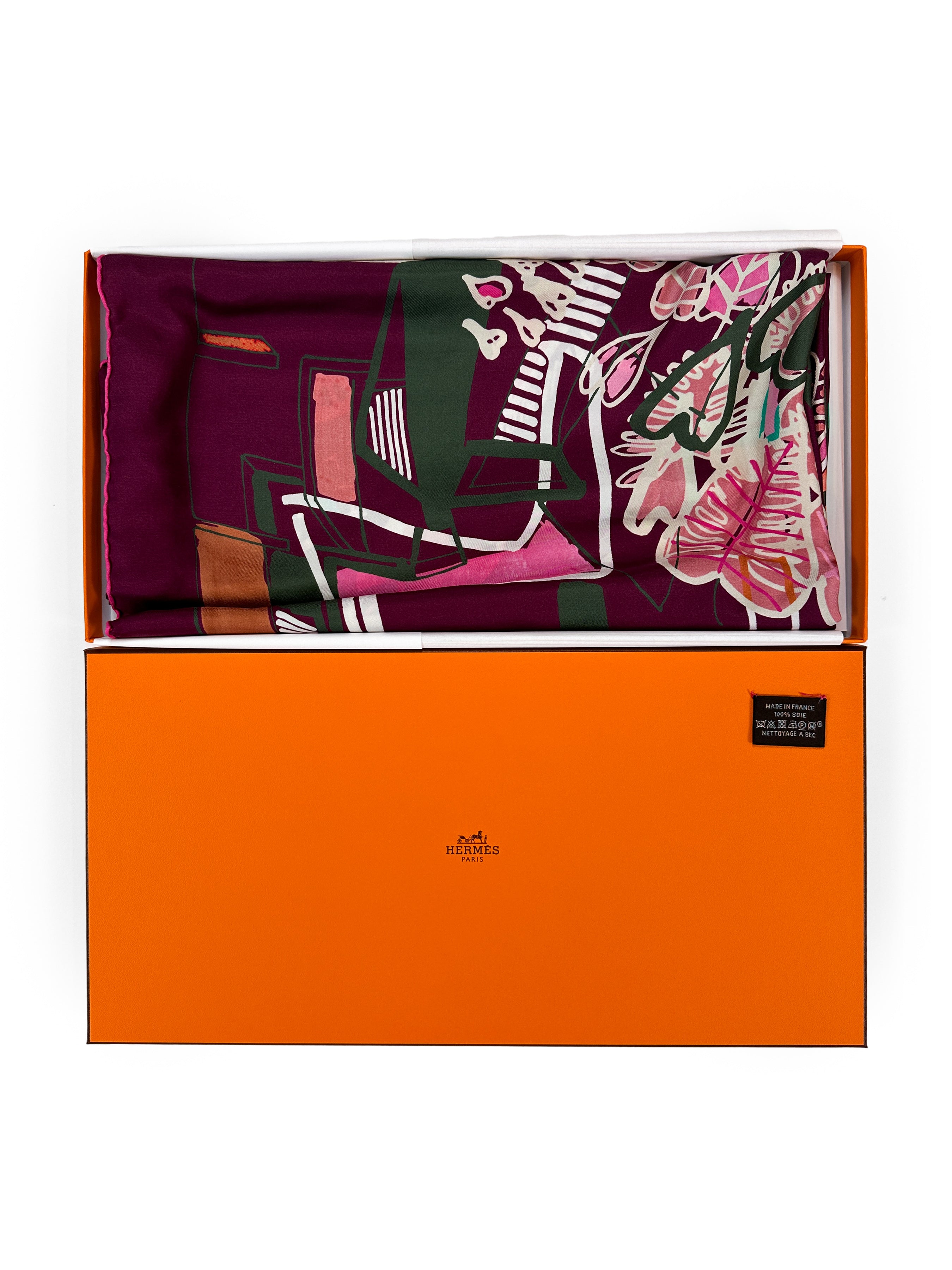 Hermès Modernisme Tropical Silk 140