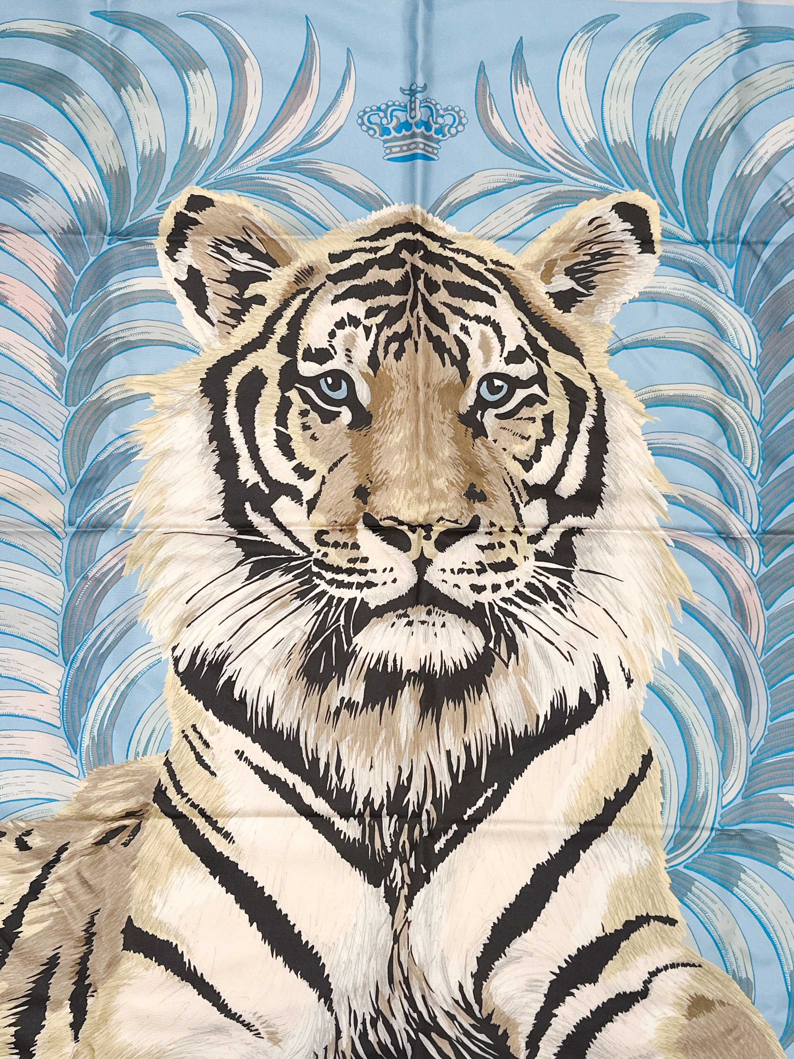 Hermès Tigre Royal Double Face 90