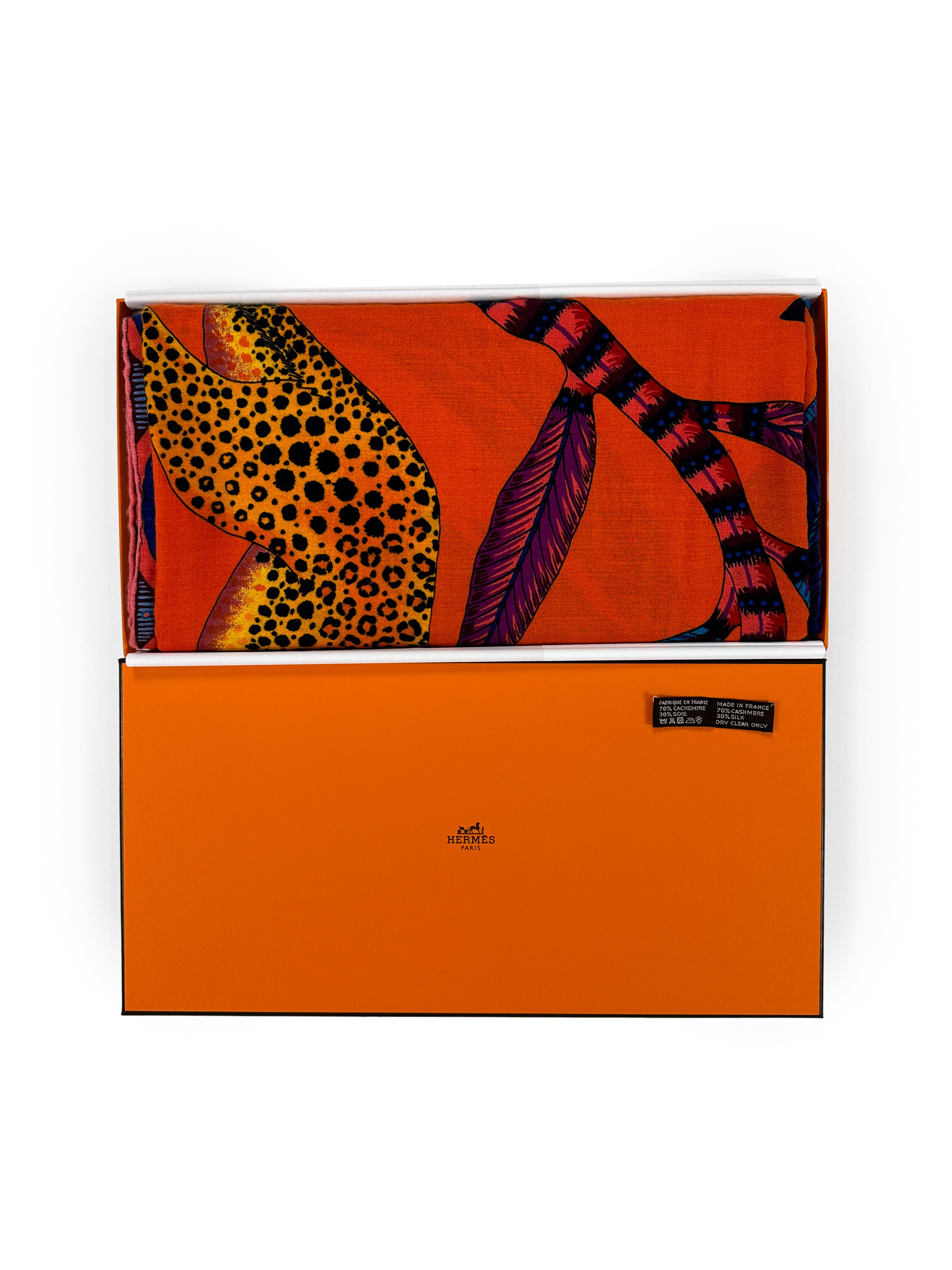 Hermès The Savana Dance Cashmere Silk 140