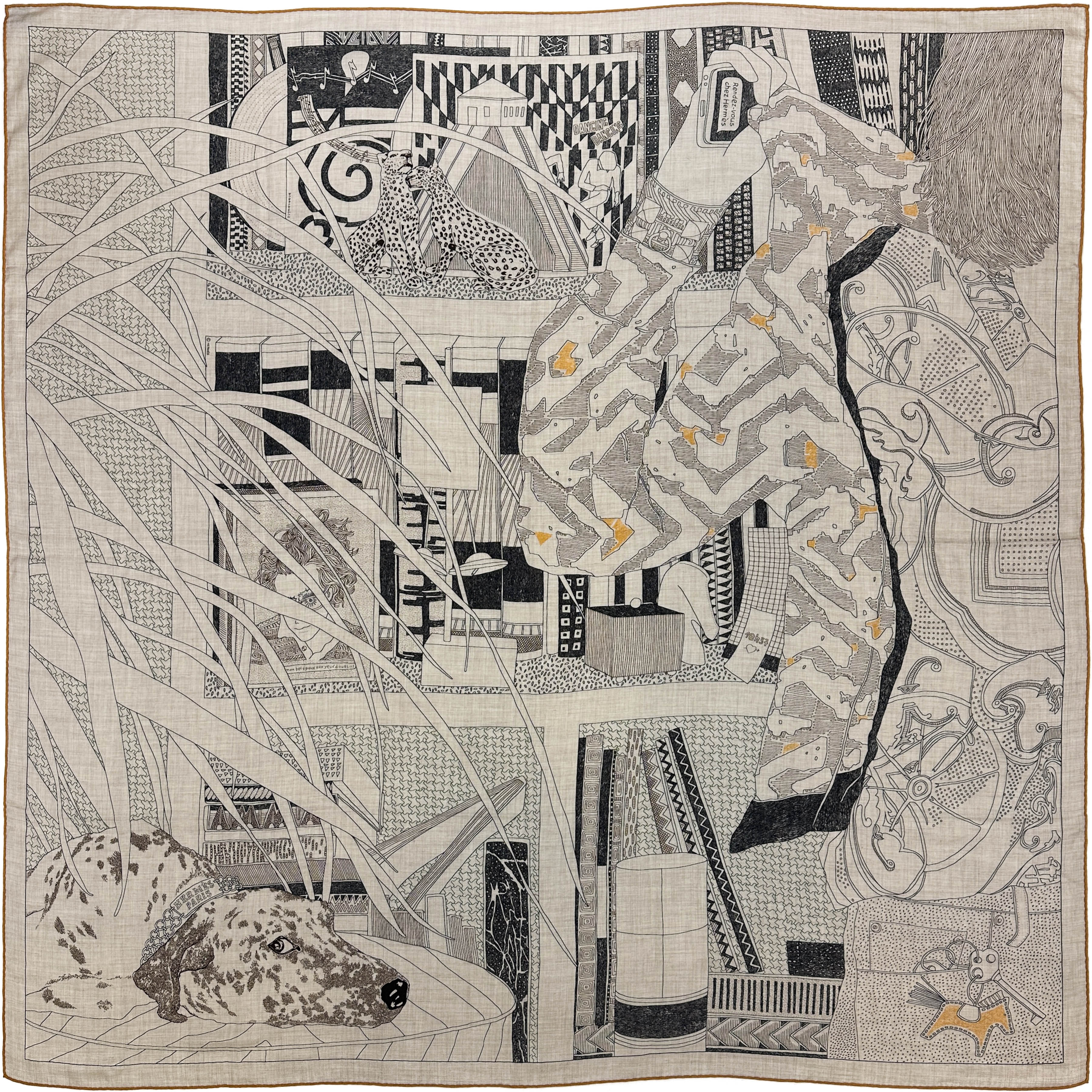 Hermès Rendez-Vous Chez Hermès Cashmere Silk 140