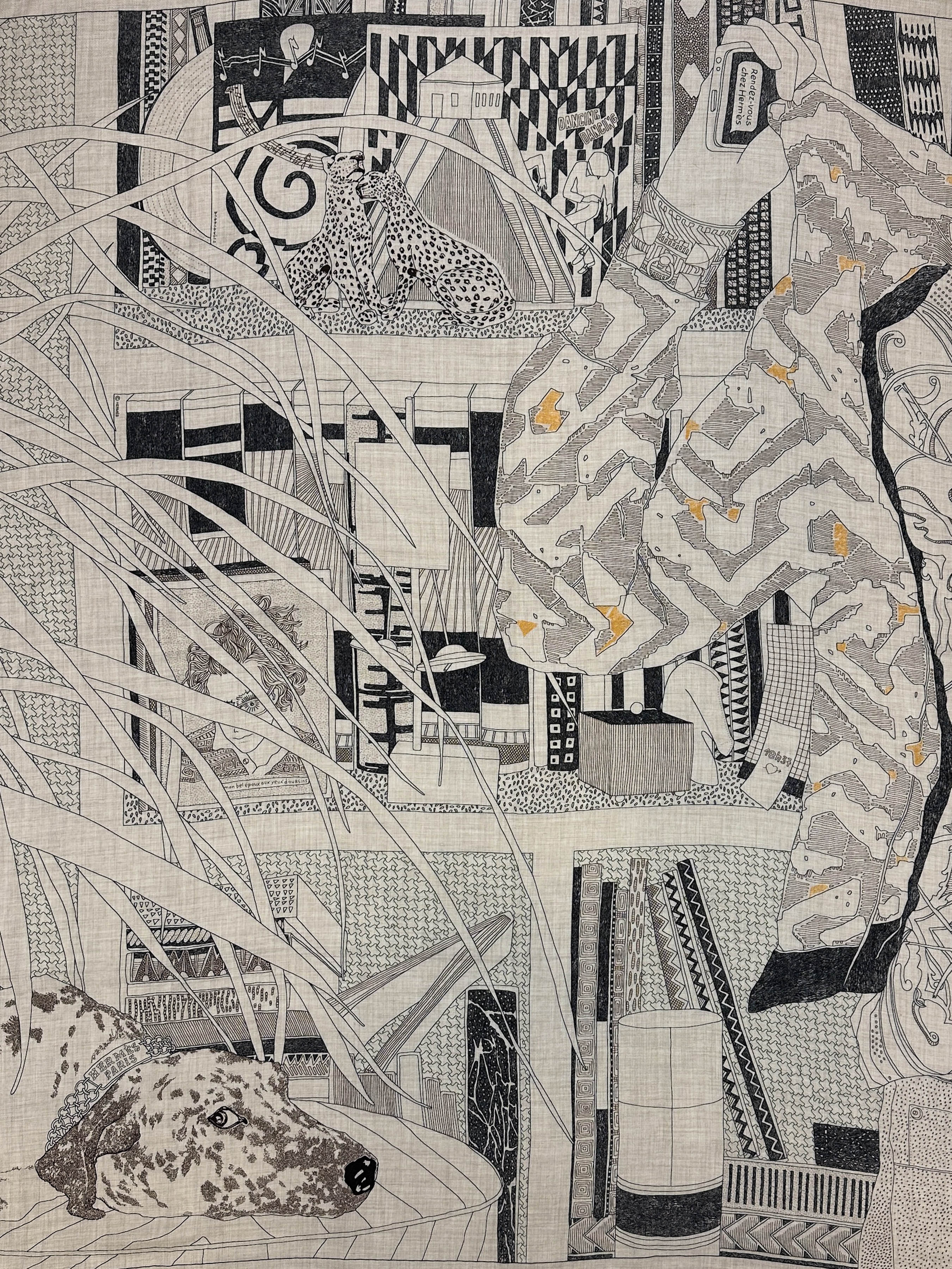 Hermès Rendez-Vous Chez Hermès Cashmere Silk 140