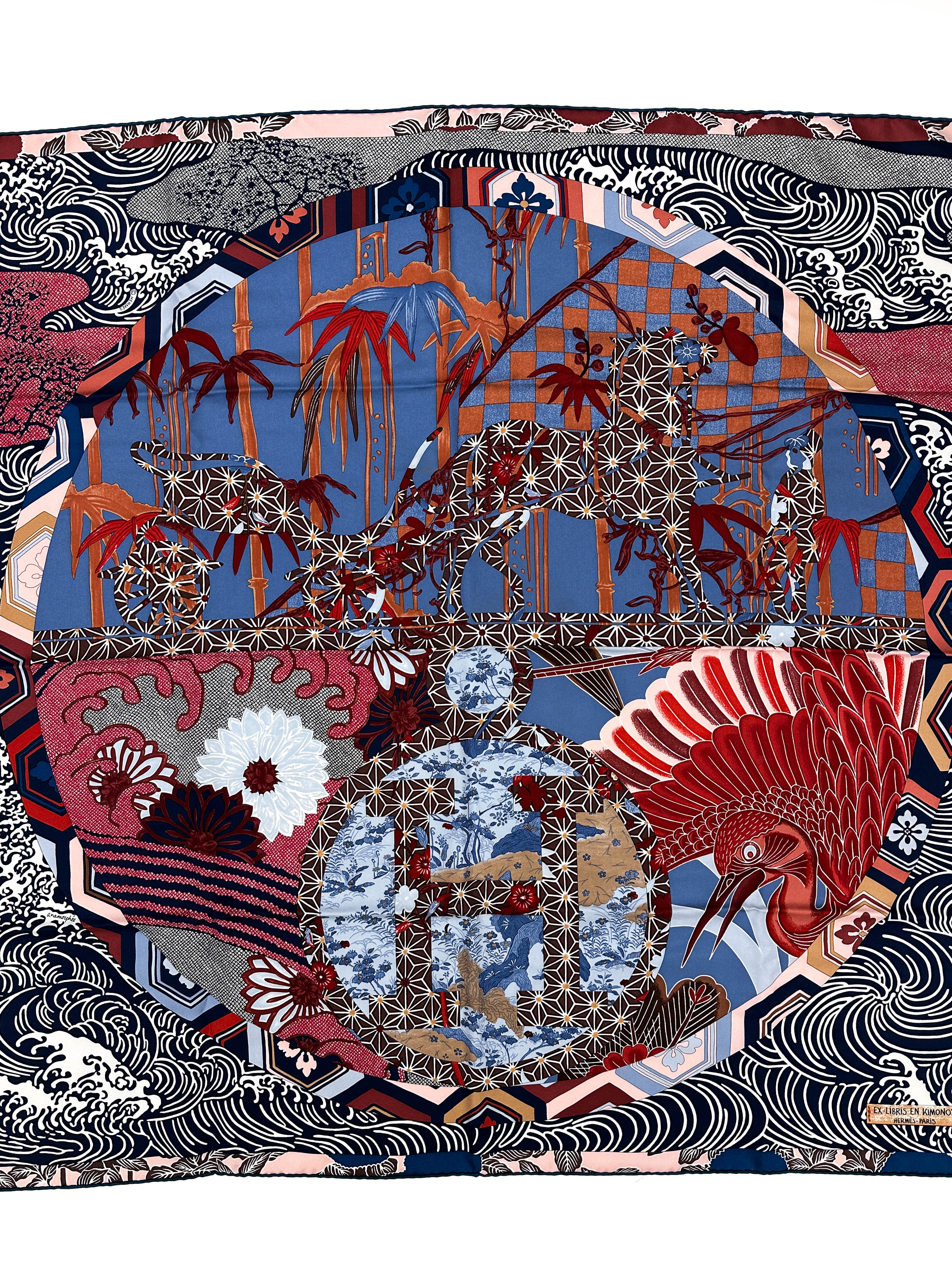 Hermès Ex-Libris en Kimonos 90