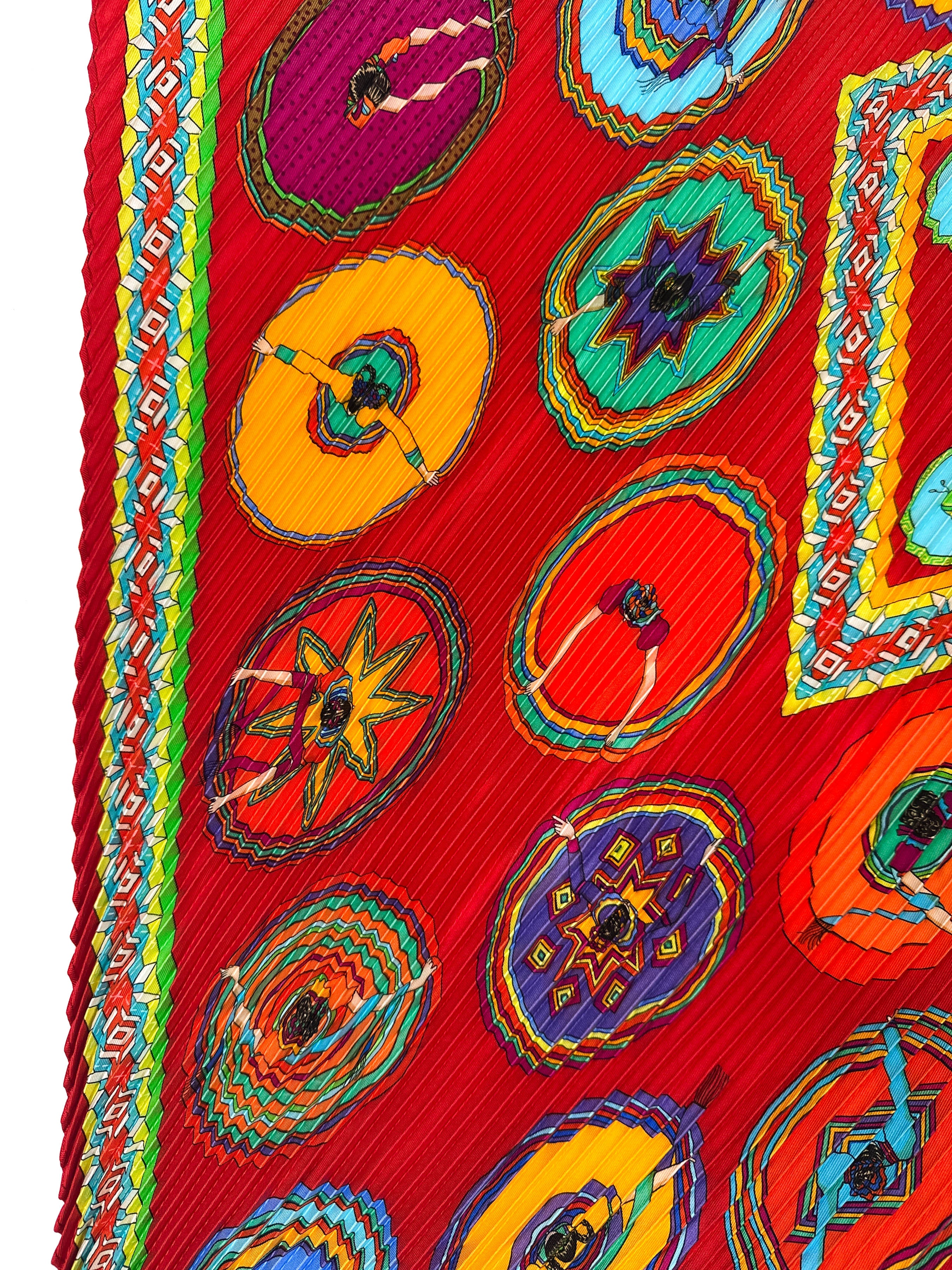 Hermès Belles du Mexique Plissé 90