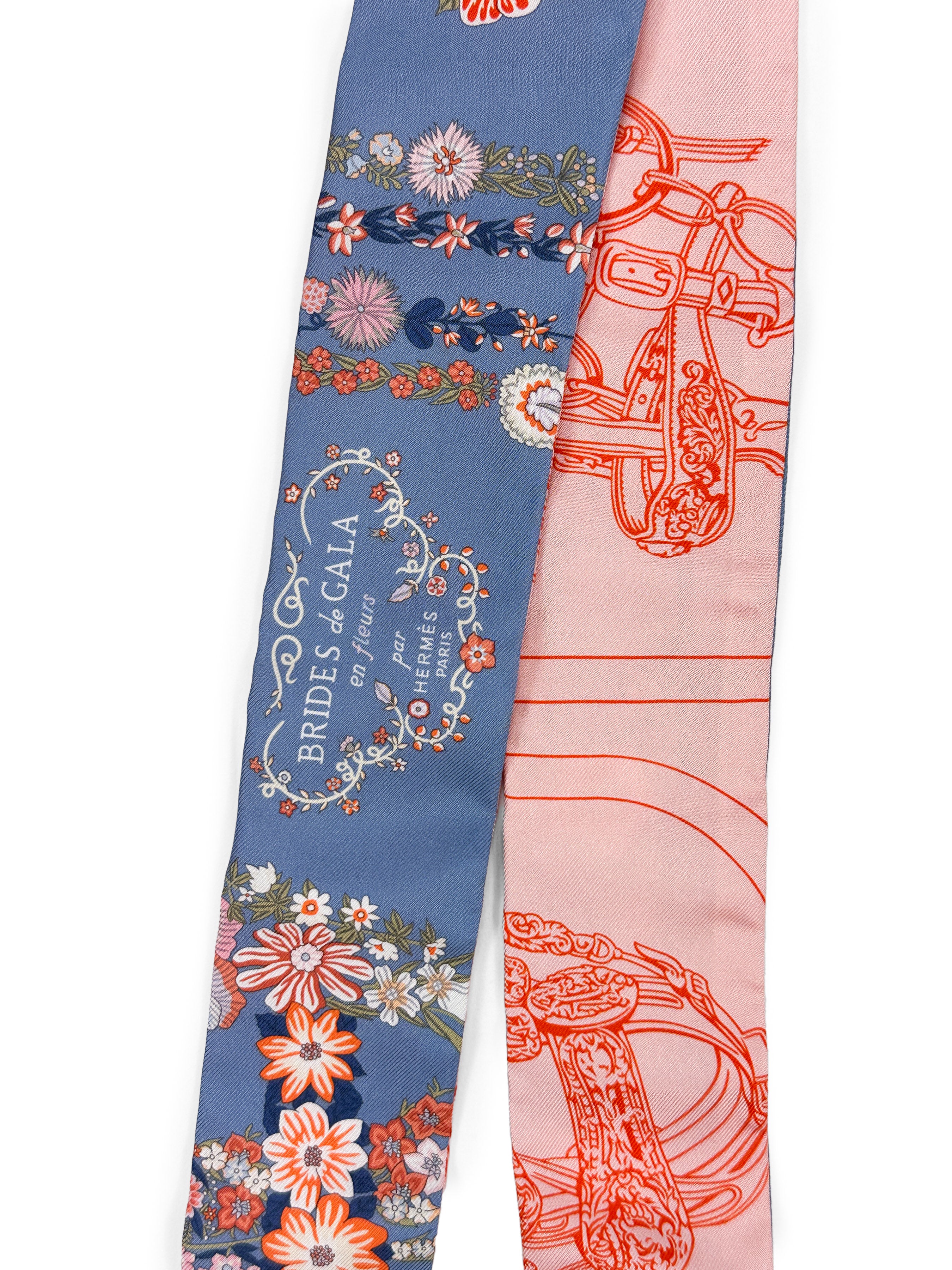 Hermès Brides de Gala en Fleurs Twilly