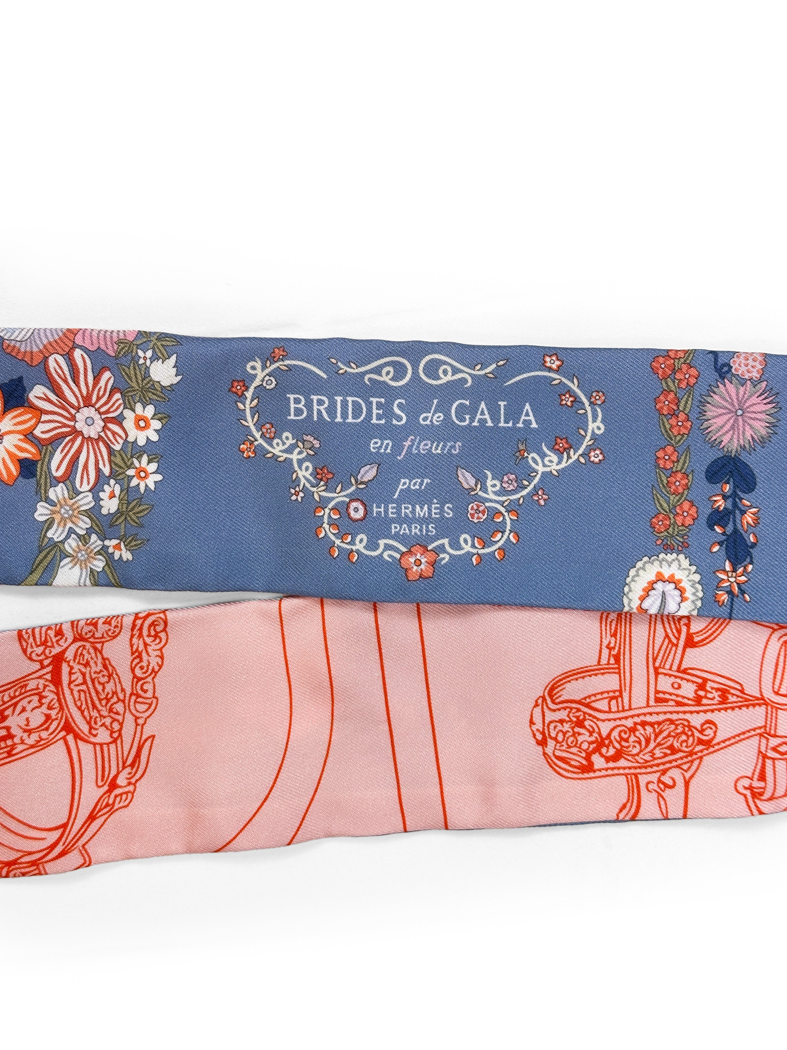 Hermès Brides de Gala en Fleurs Twilly