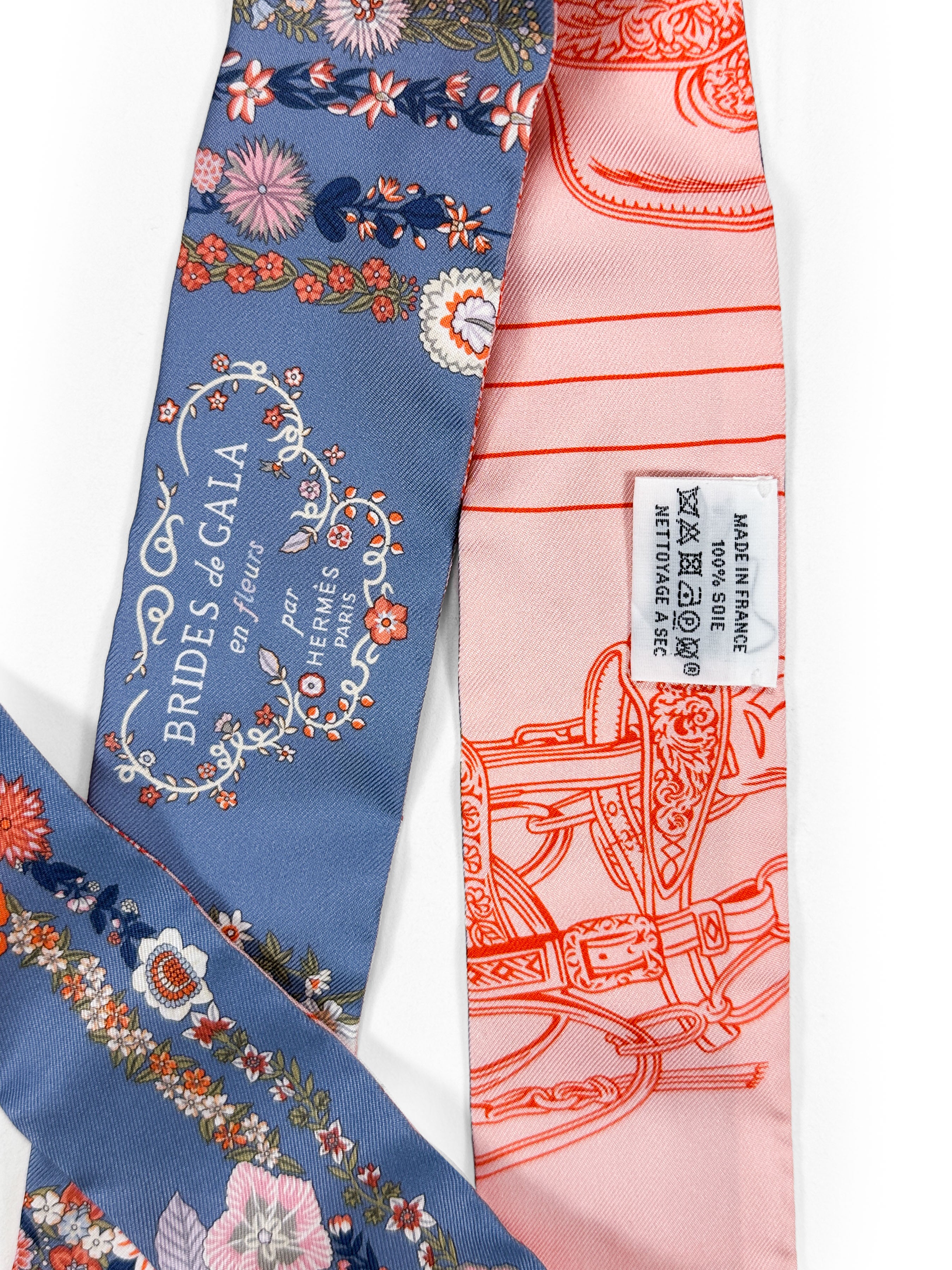 Hermès Brides de Gala en Fleurs Twilly