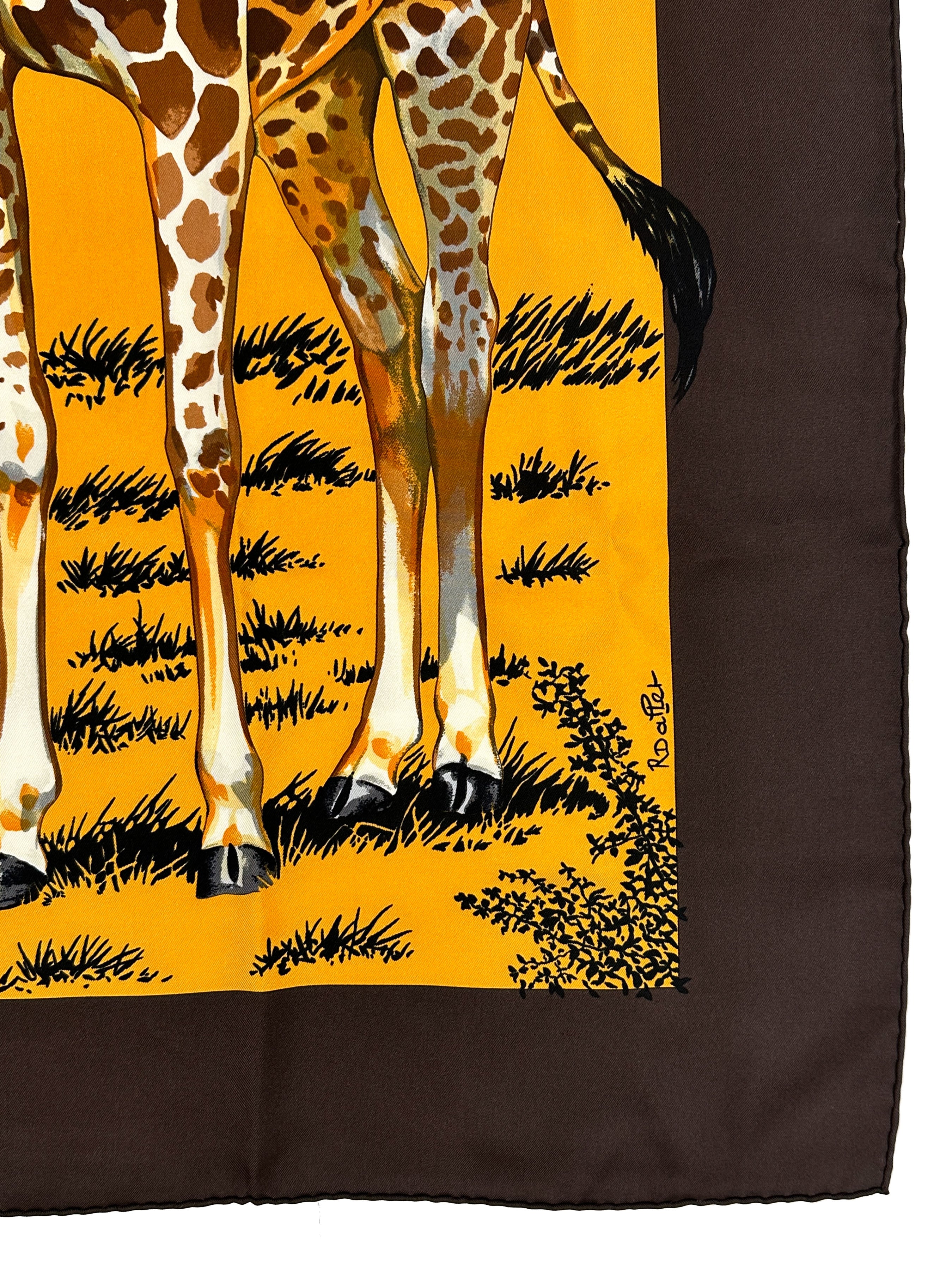Hermès Les Girafes 90