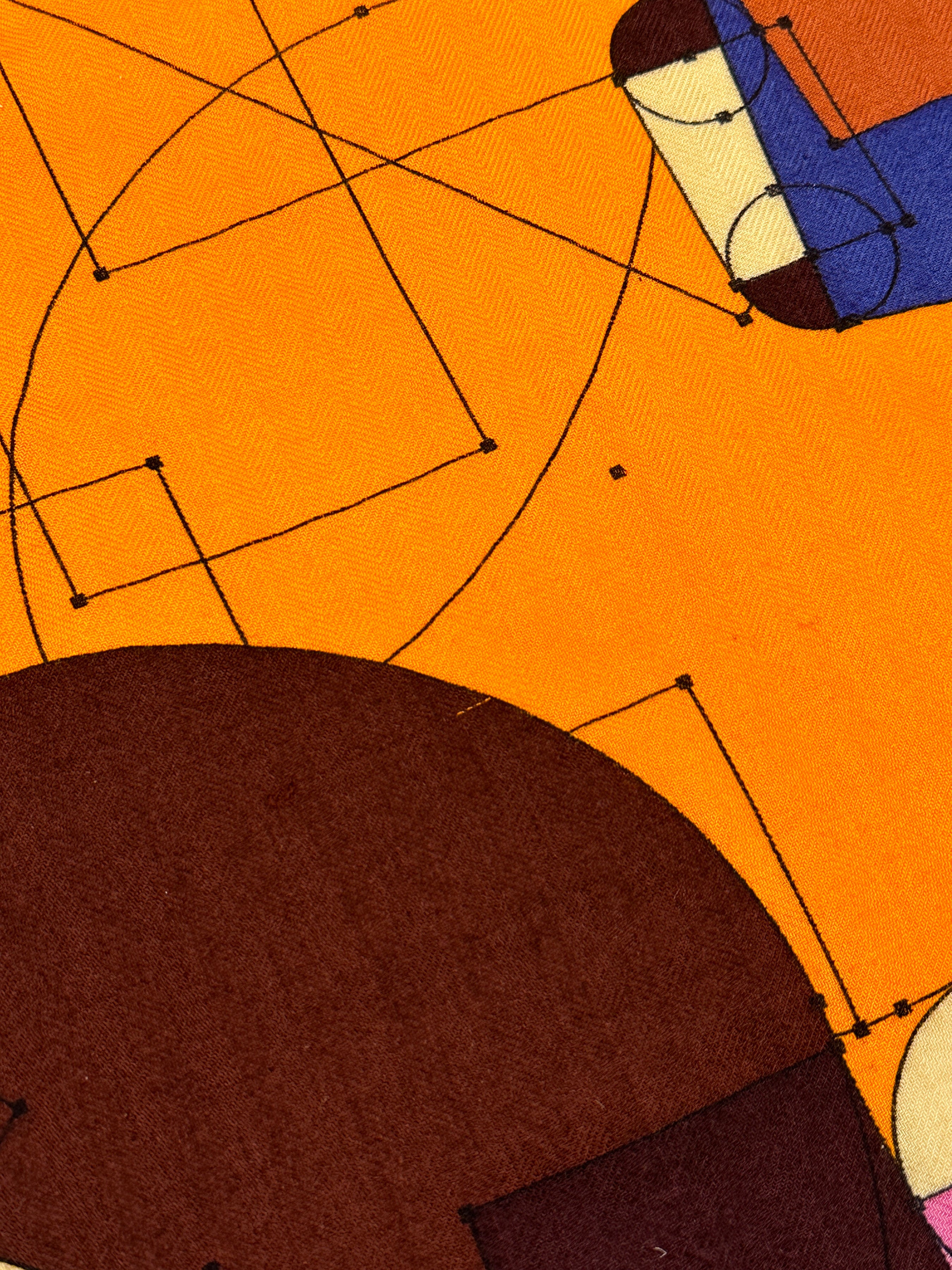 Hermès Échec Au Roi Cashmere Silk 140