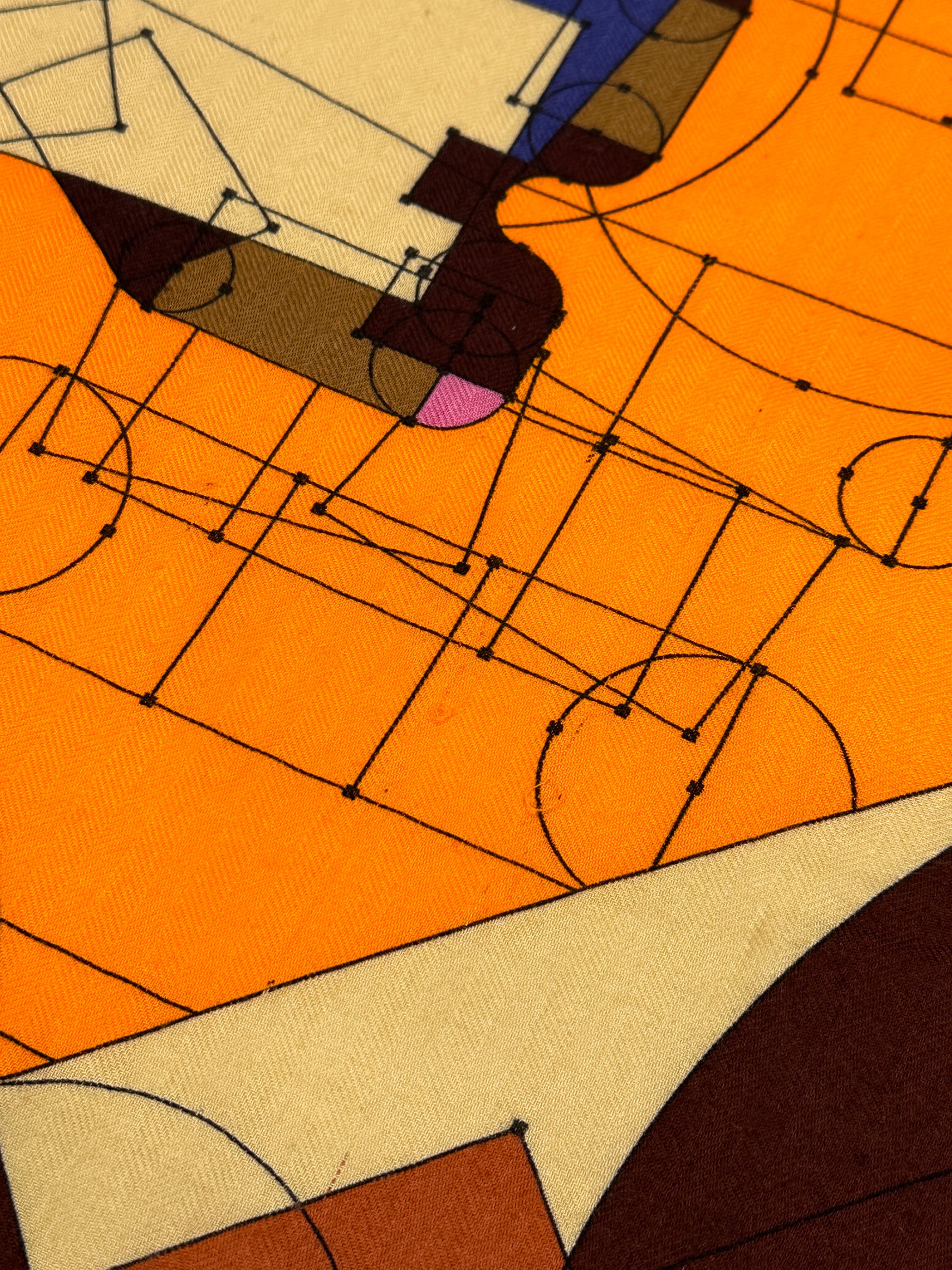 Hermès Échec Au Roi Cashmere Silk 140