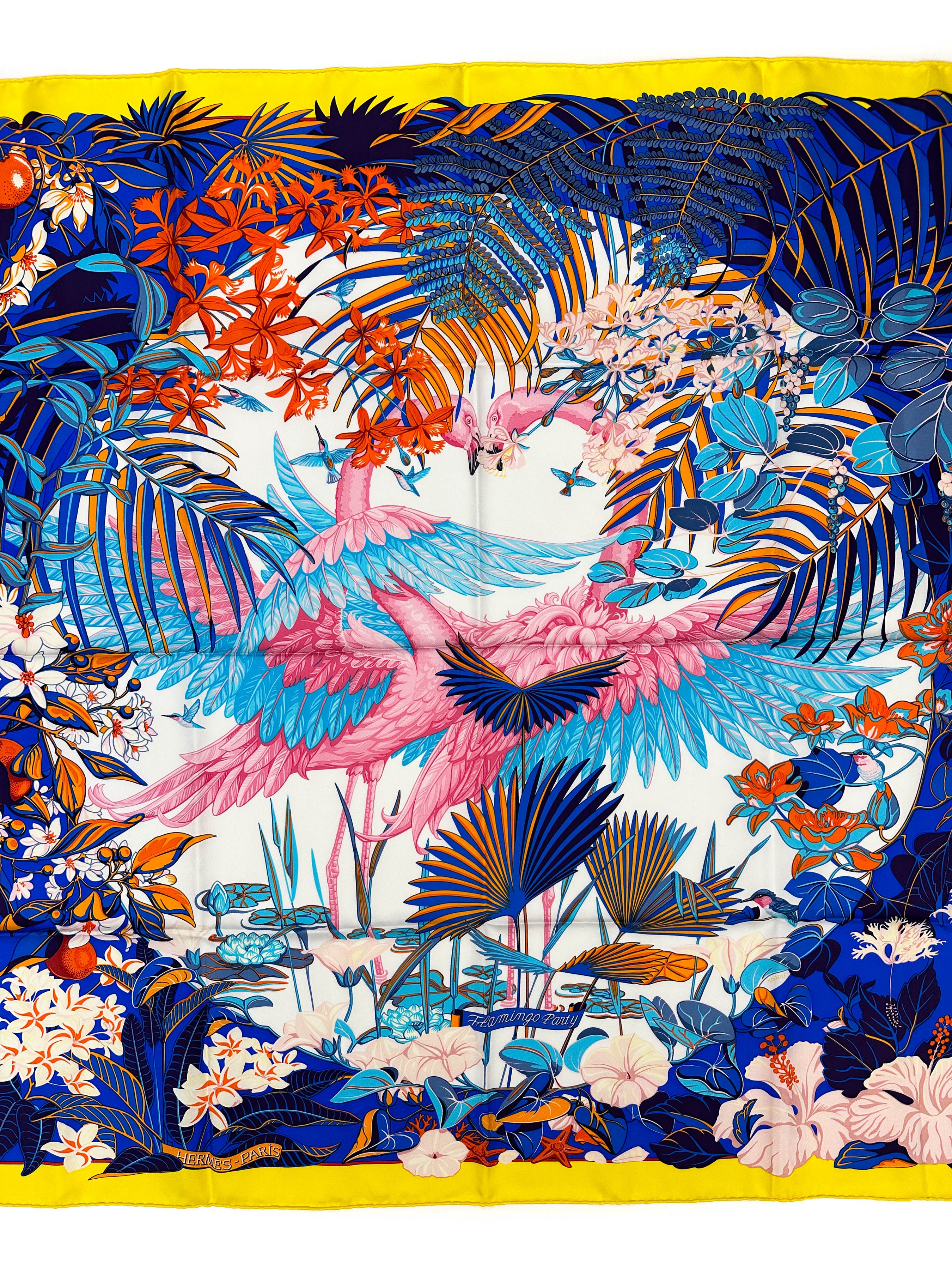 Hermès Flamingo Party 90