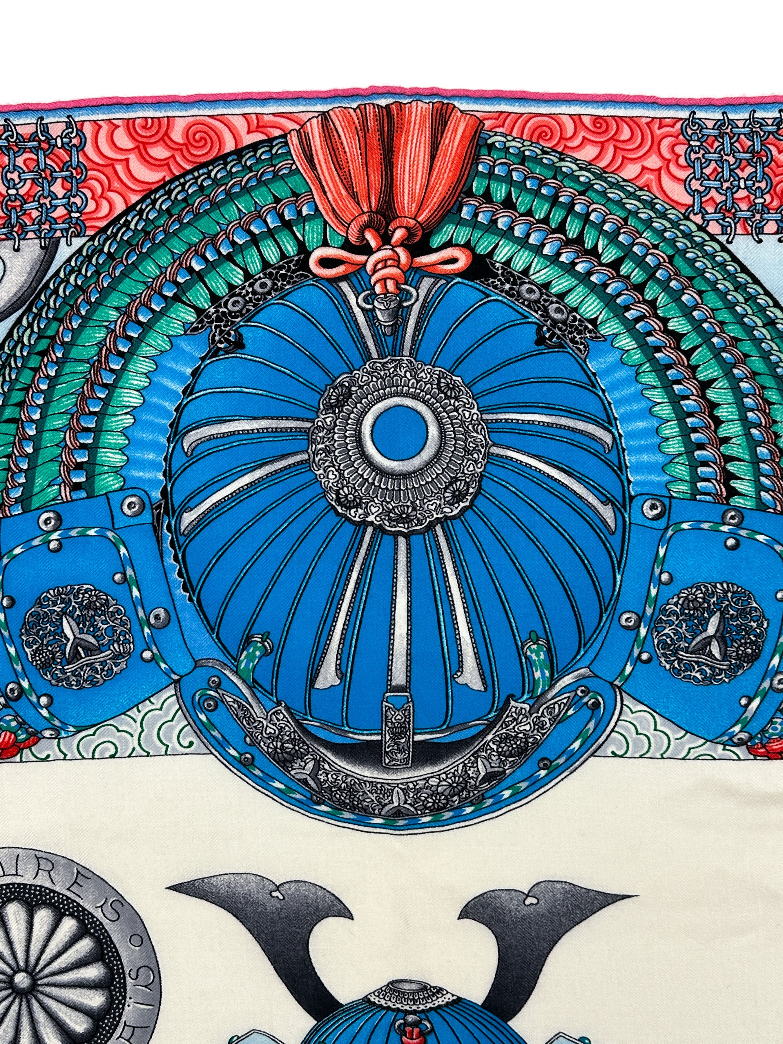 Hermès Parures de Samourais Cashmere Silk 140