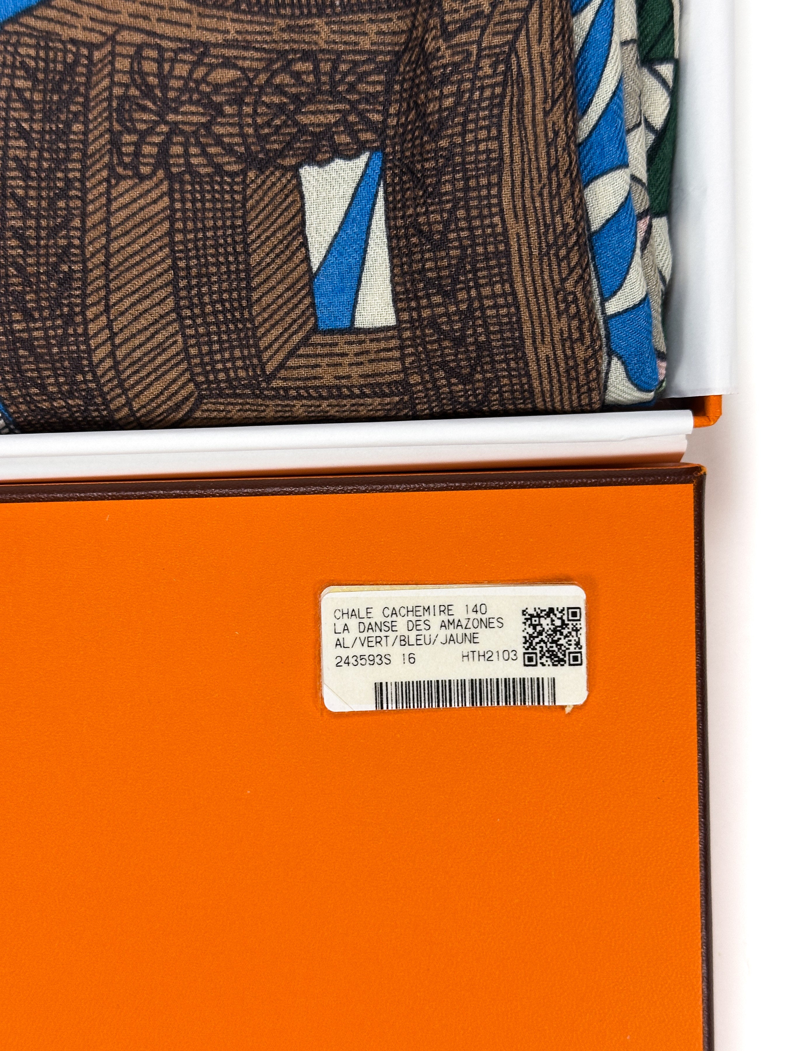 Hermès La Danse des Amazones Cashmere Silk 140