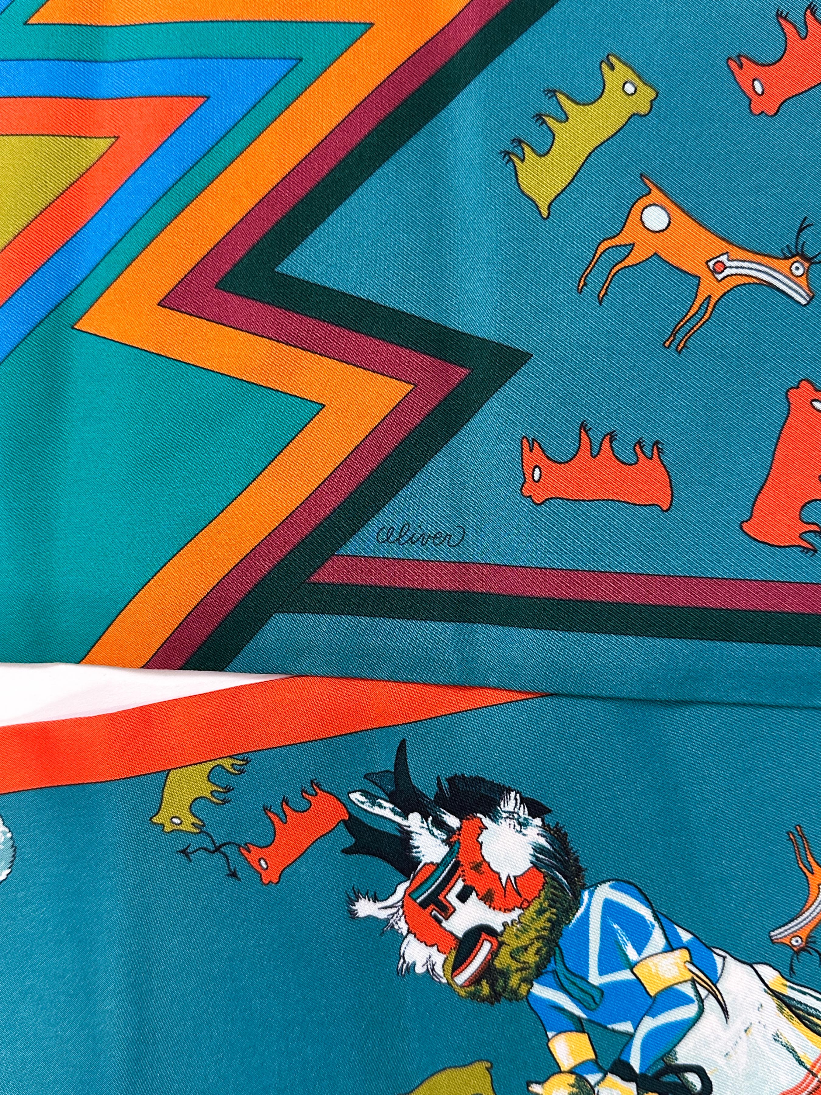 Hermès Kachinas Maxi Twilly