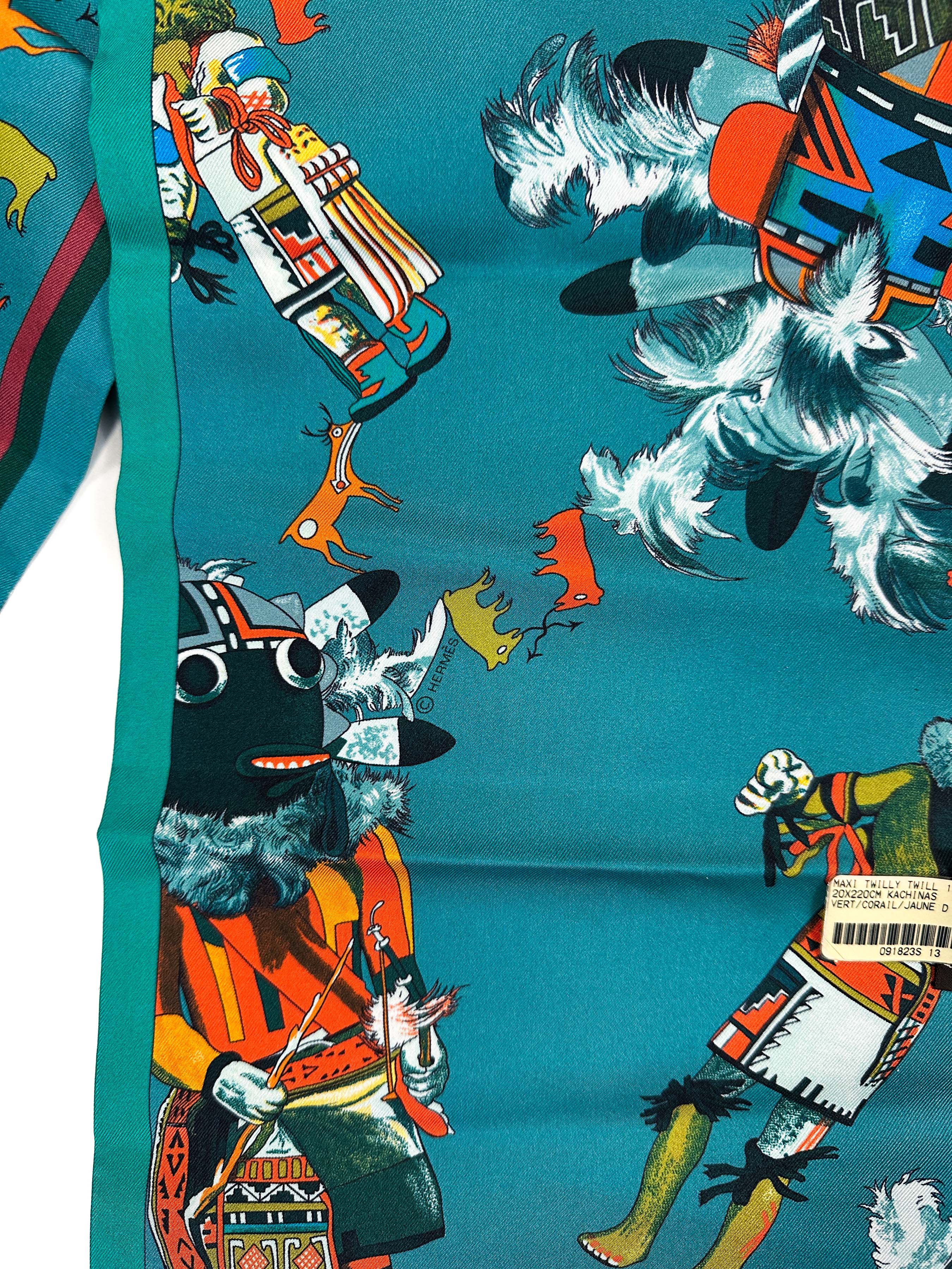 Hermès Kachinas Maxi Twilly