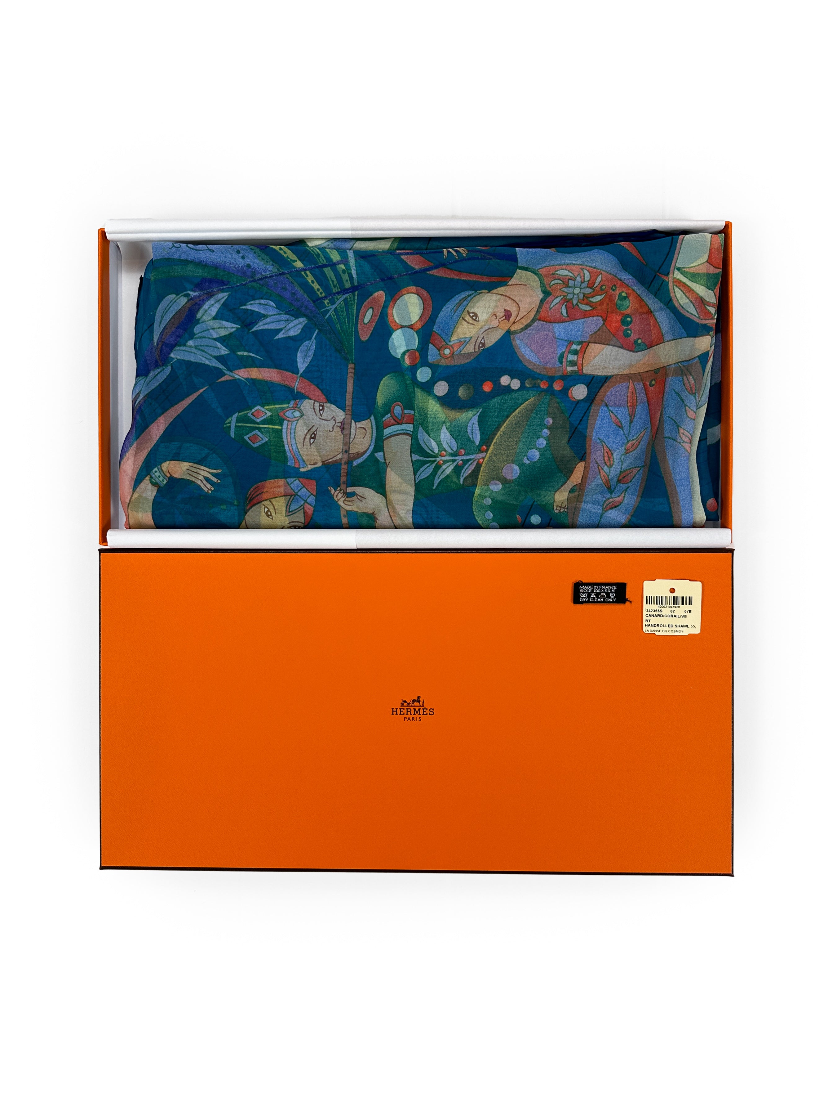 Hermès La Danse du Cosmos Mousseline 140