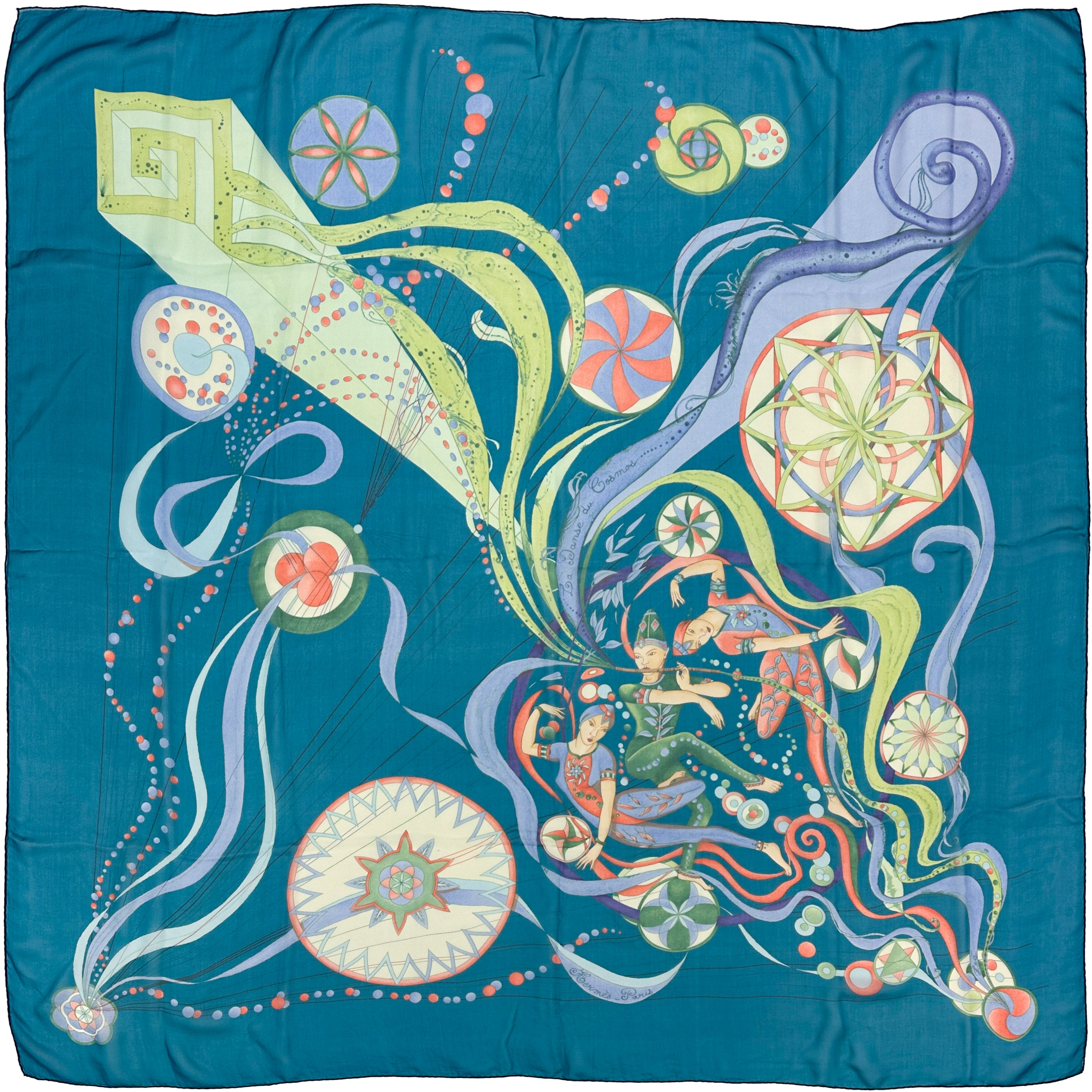 Hermès La Danse du Cosmos Mousseline 140