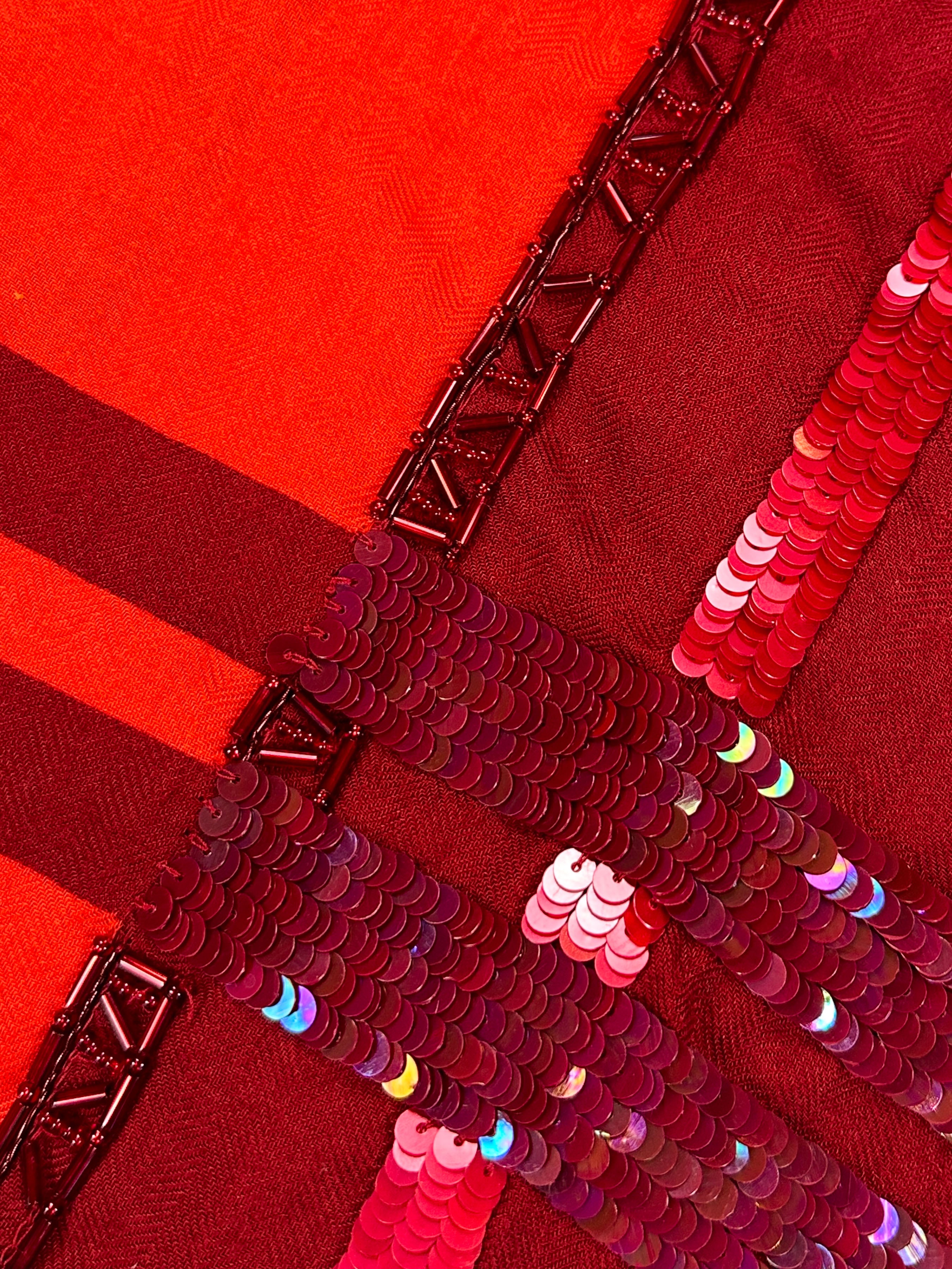 Hermès Brides de Gala en Desordre Exceptional Beaded Cashmere Silk 140