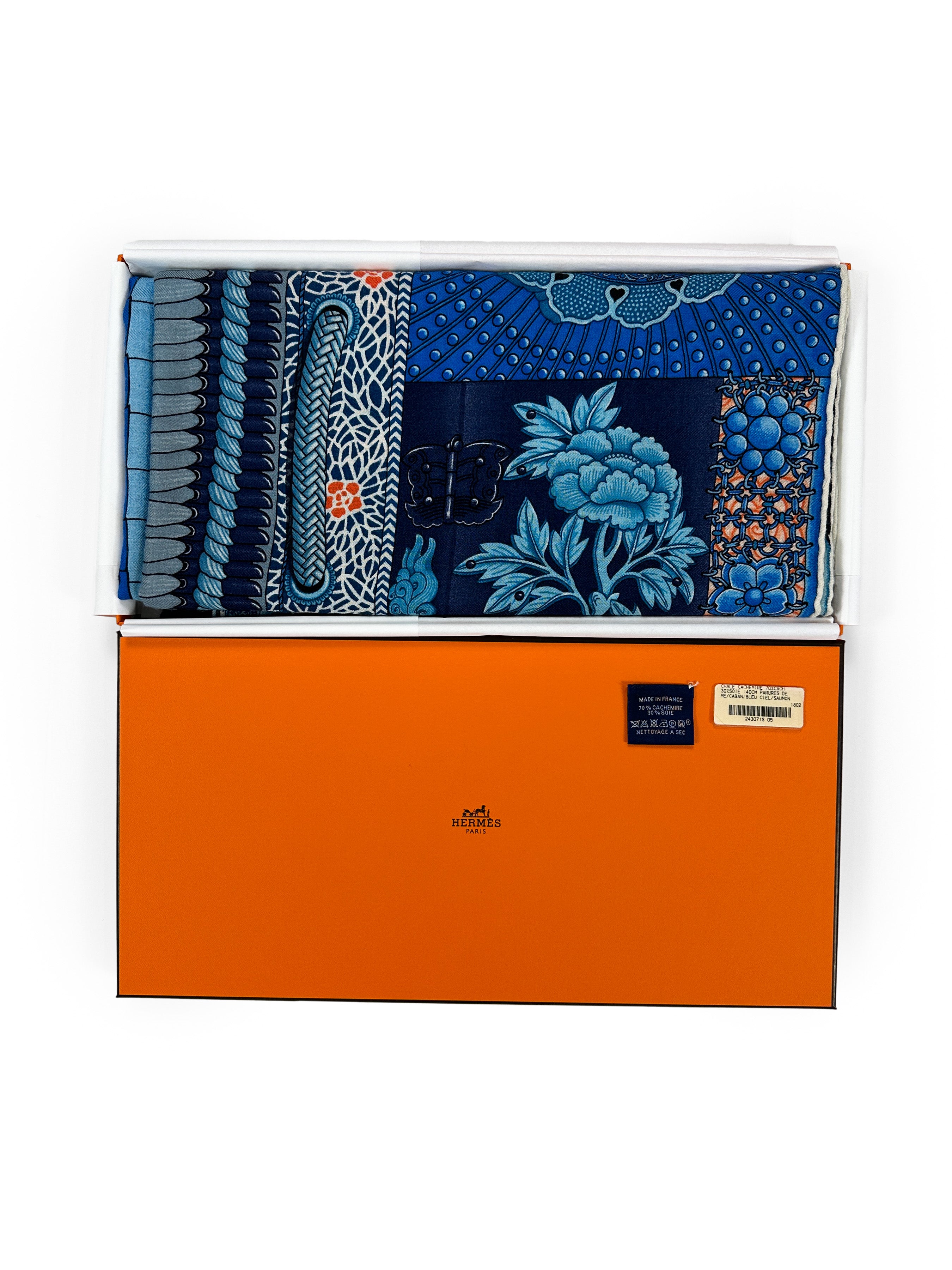 Hermès Parures de Samourais Cashmere Silk 140