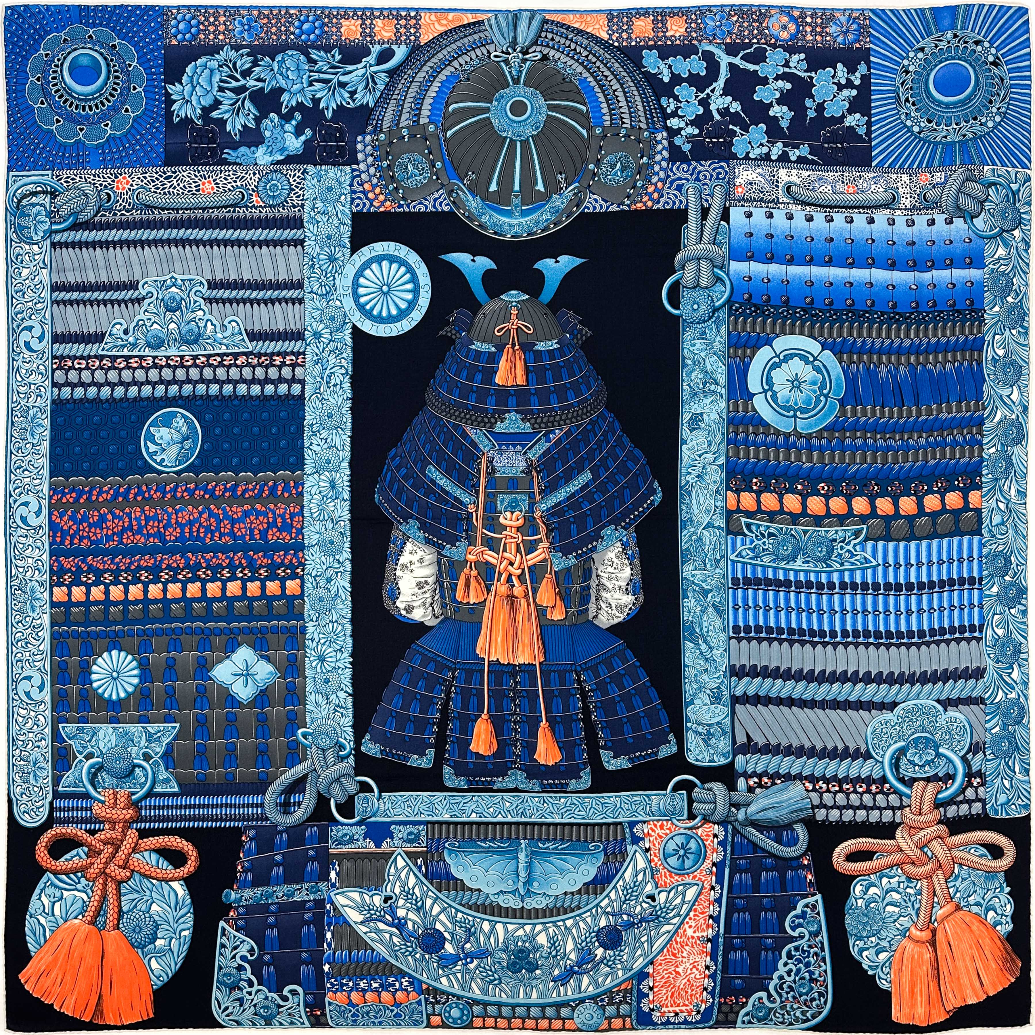 Hermès Parures de Samourais Cashmere Silk 140