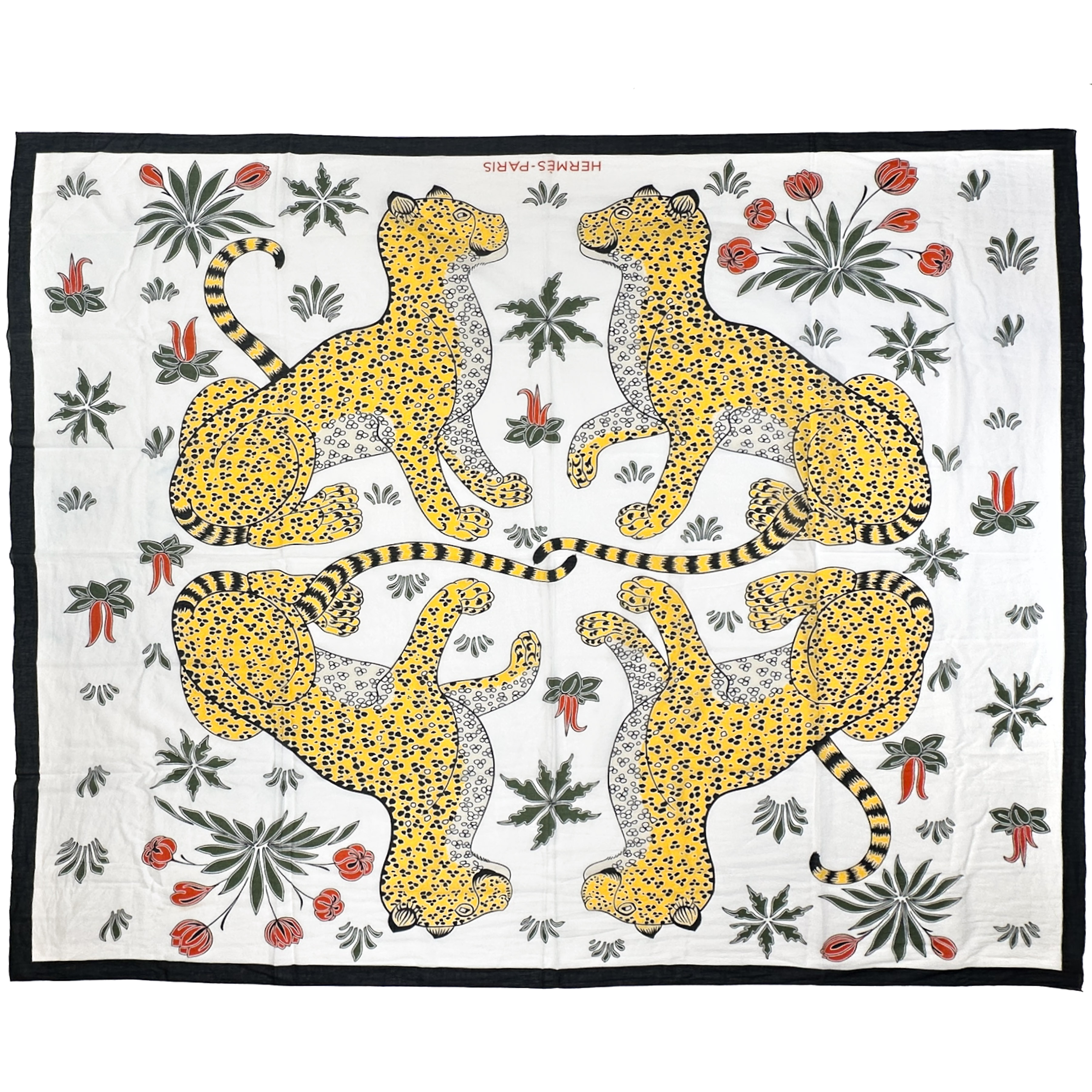 Hermès Les Leopards Pareo