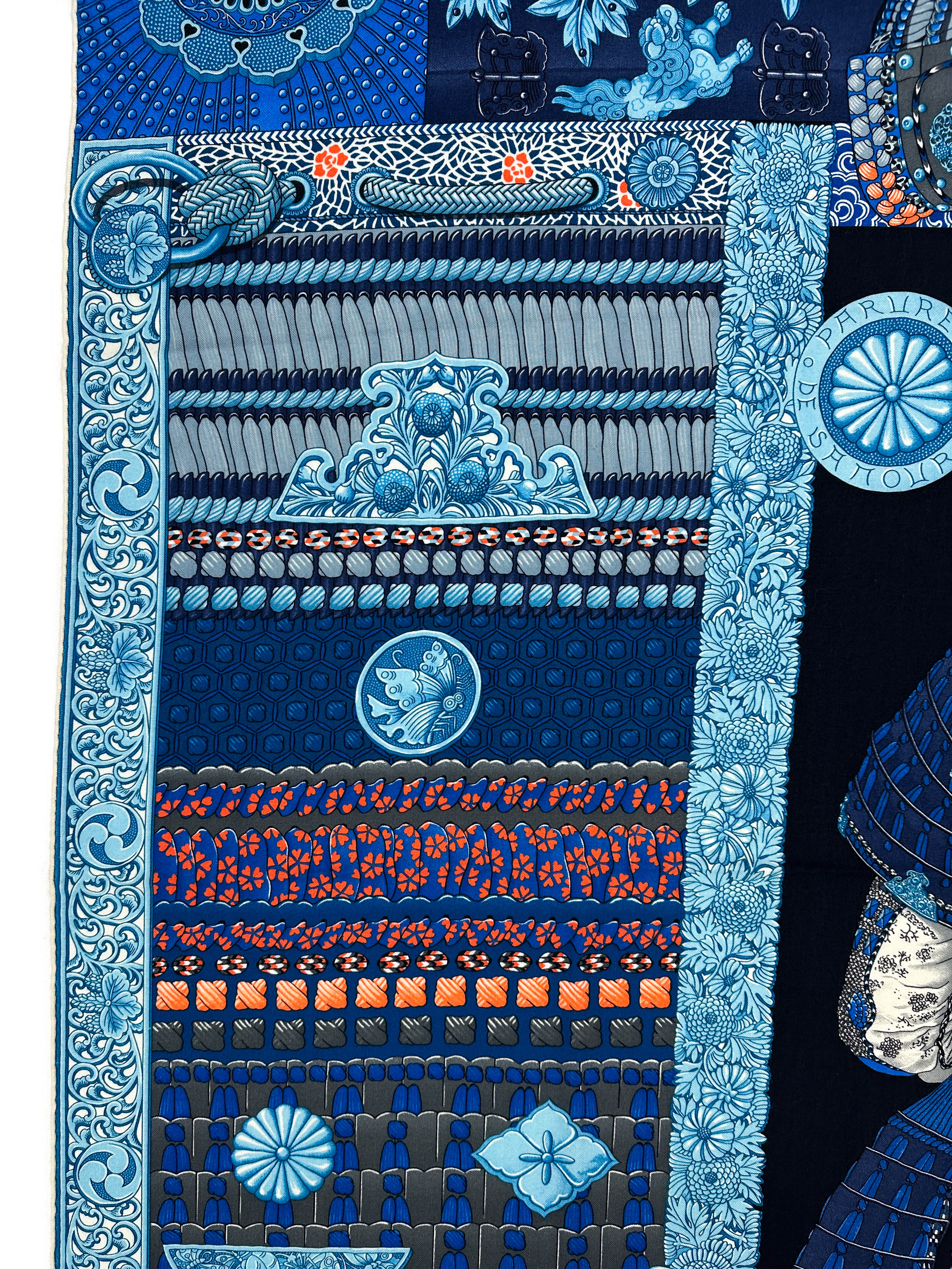 Hermès Parures de Samourais Cashmere Silk 140