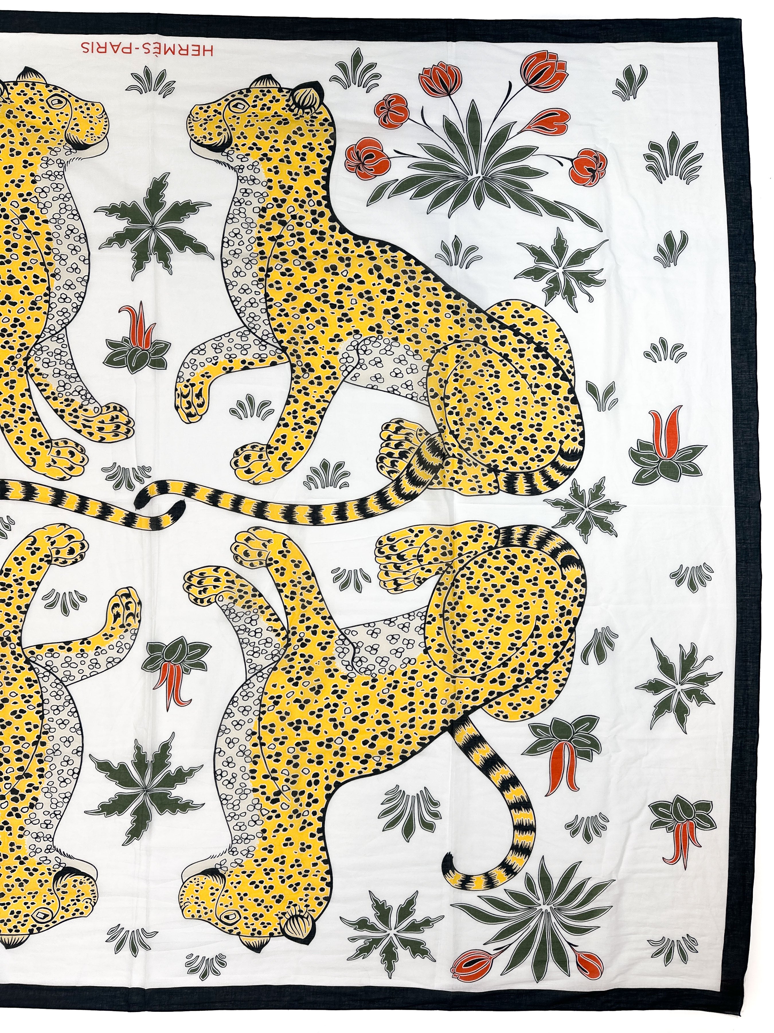 Hermès Les Leopards Pareo