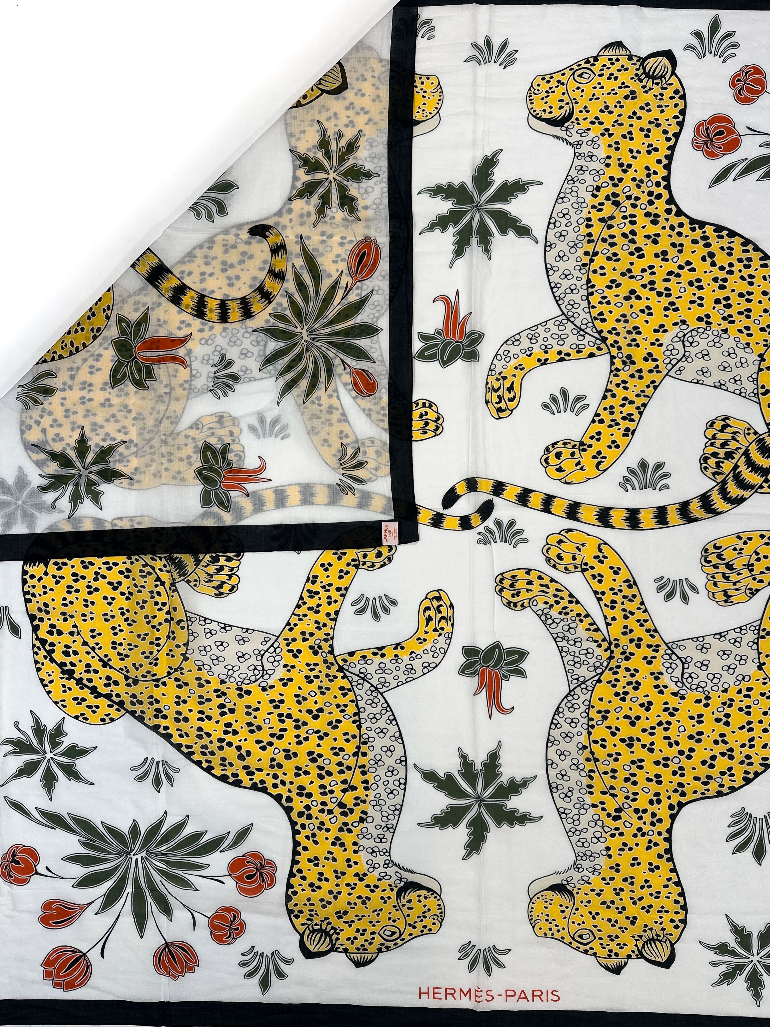 Hermès Les Leopards Pareo