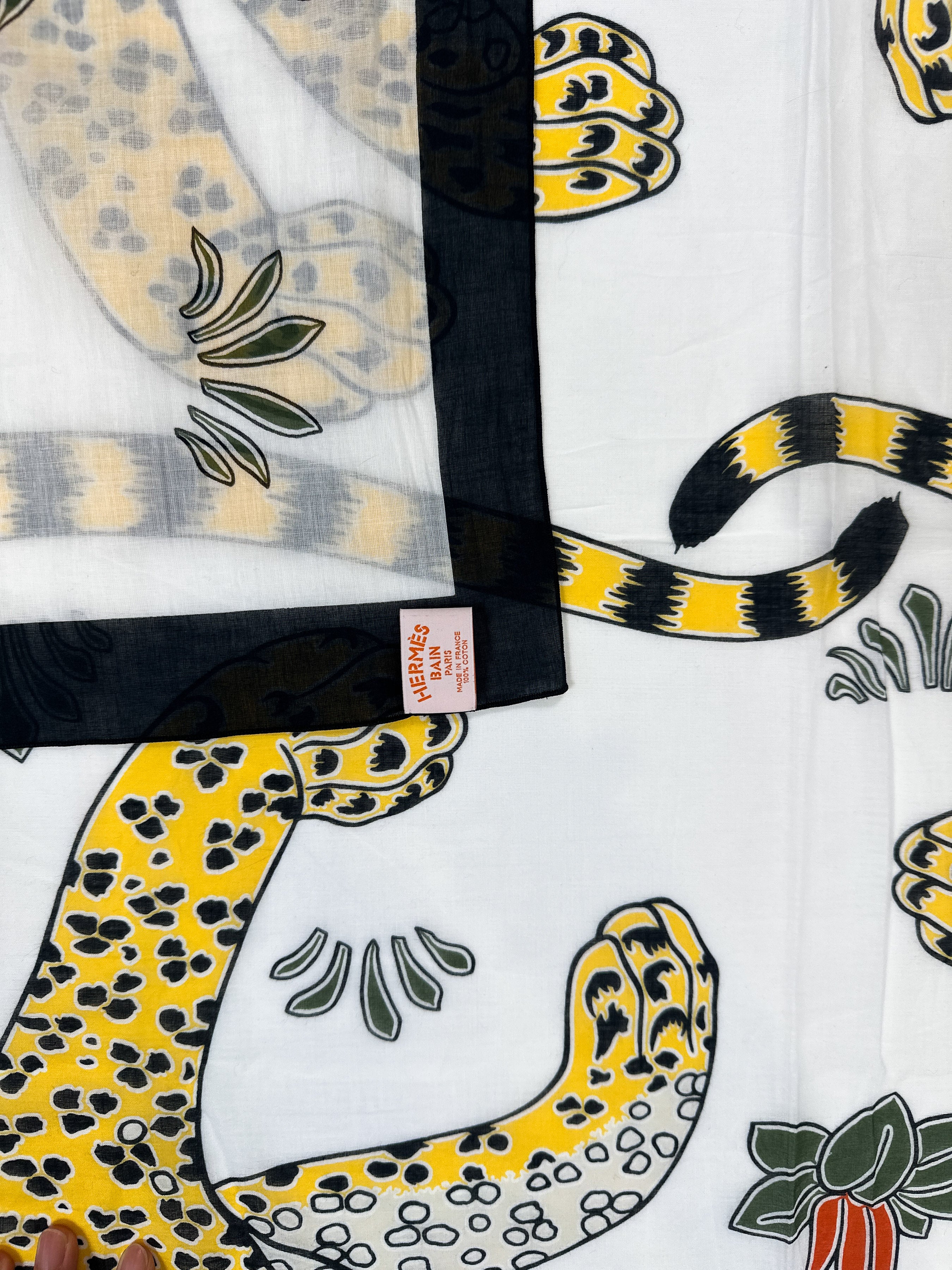 Hermès Les Leopards Pareo