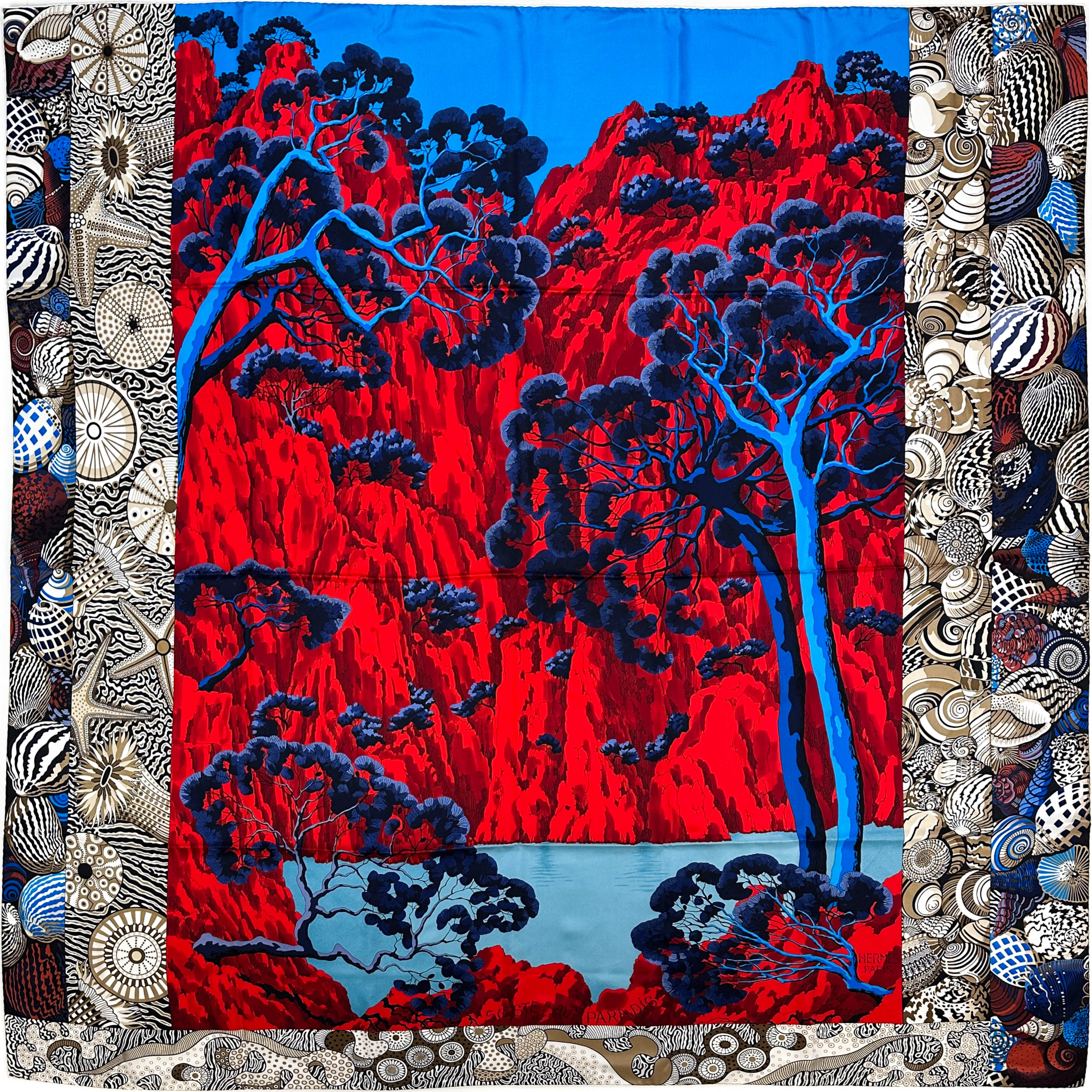 Hermès Sieste au Paradis Silk 140