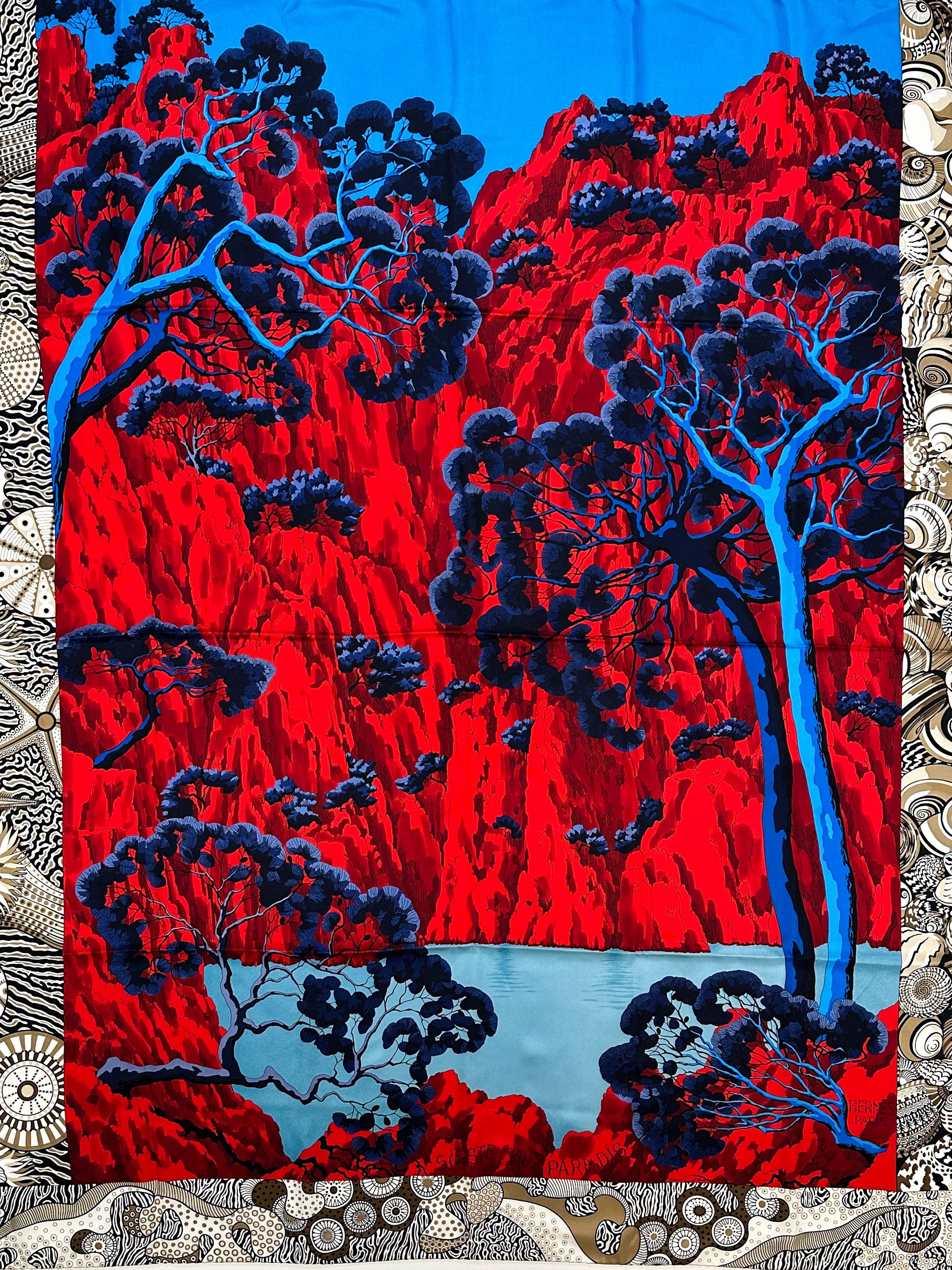 Hermès Sieste au Paradis Silk 140