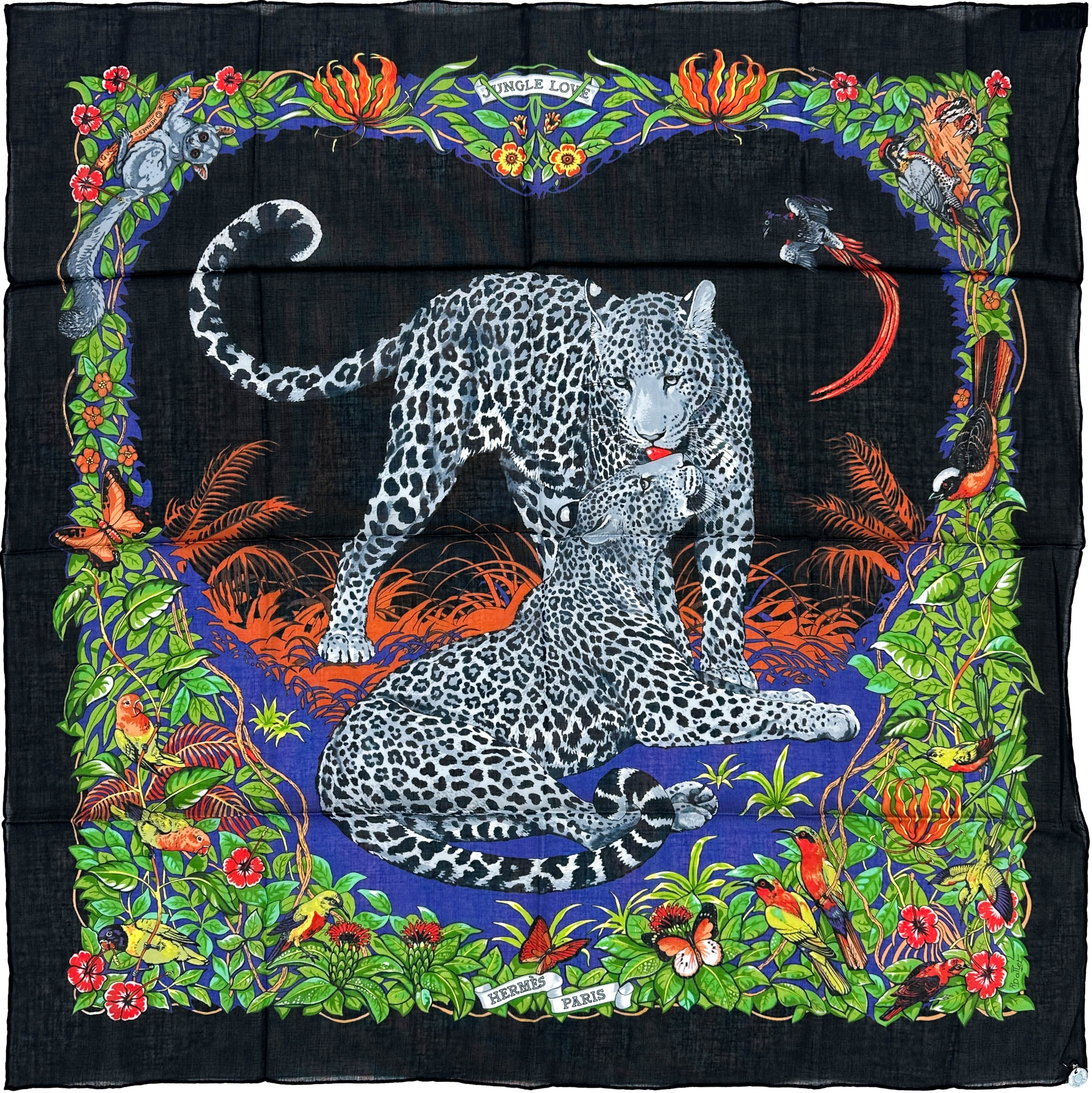 Hermès Jungle Love Charm Cotton 70