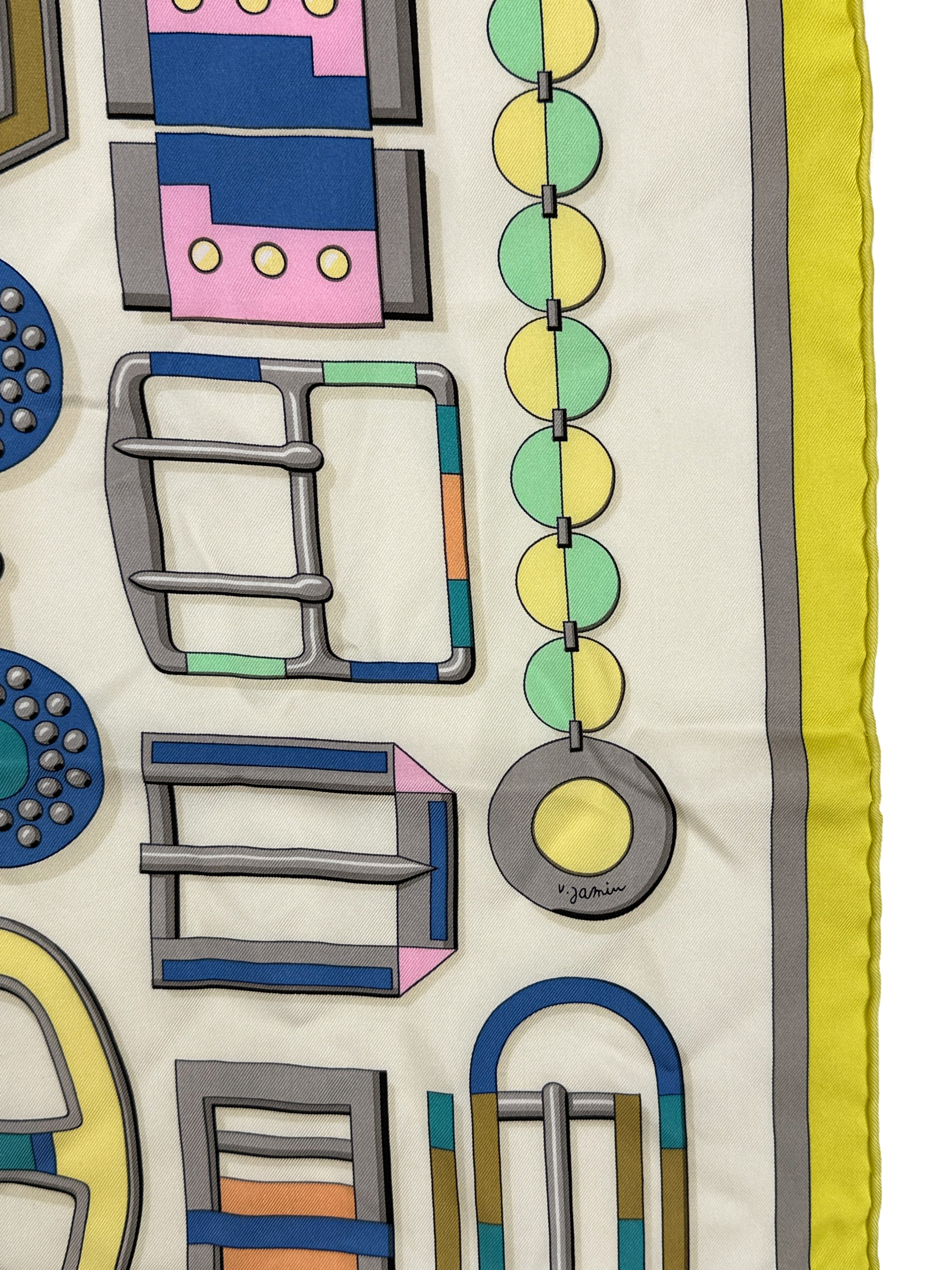 Hermès Carré en Boucles 90