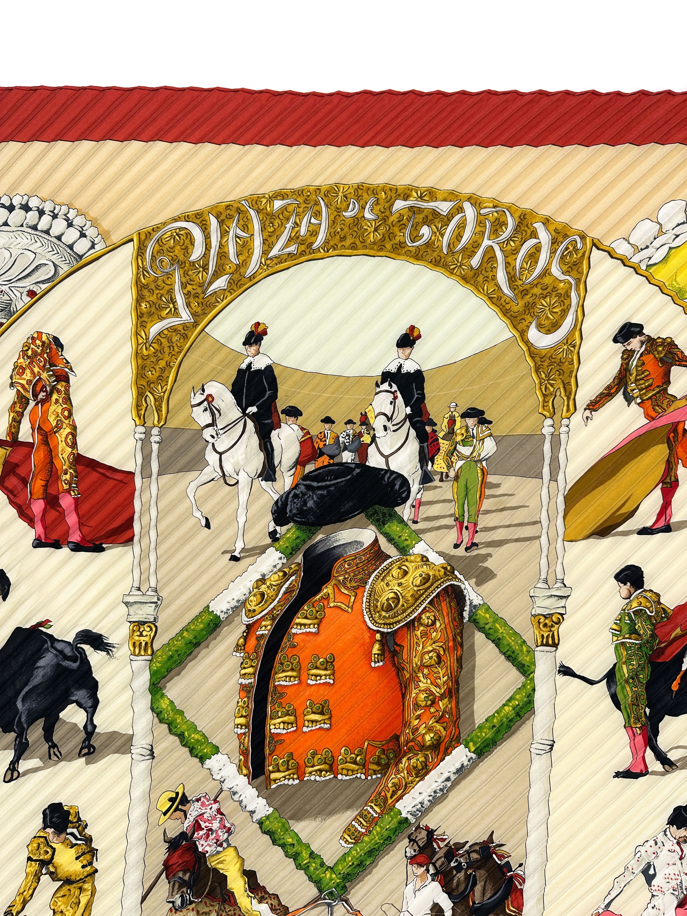 Hermès Plaza de Toros Plissé 90