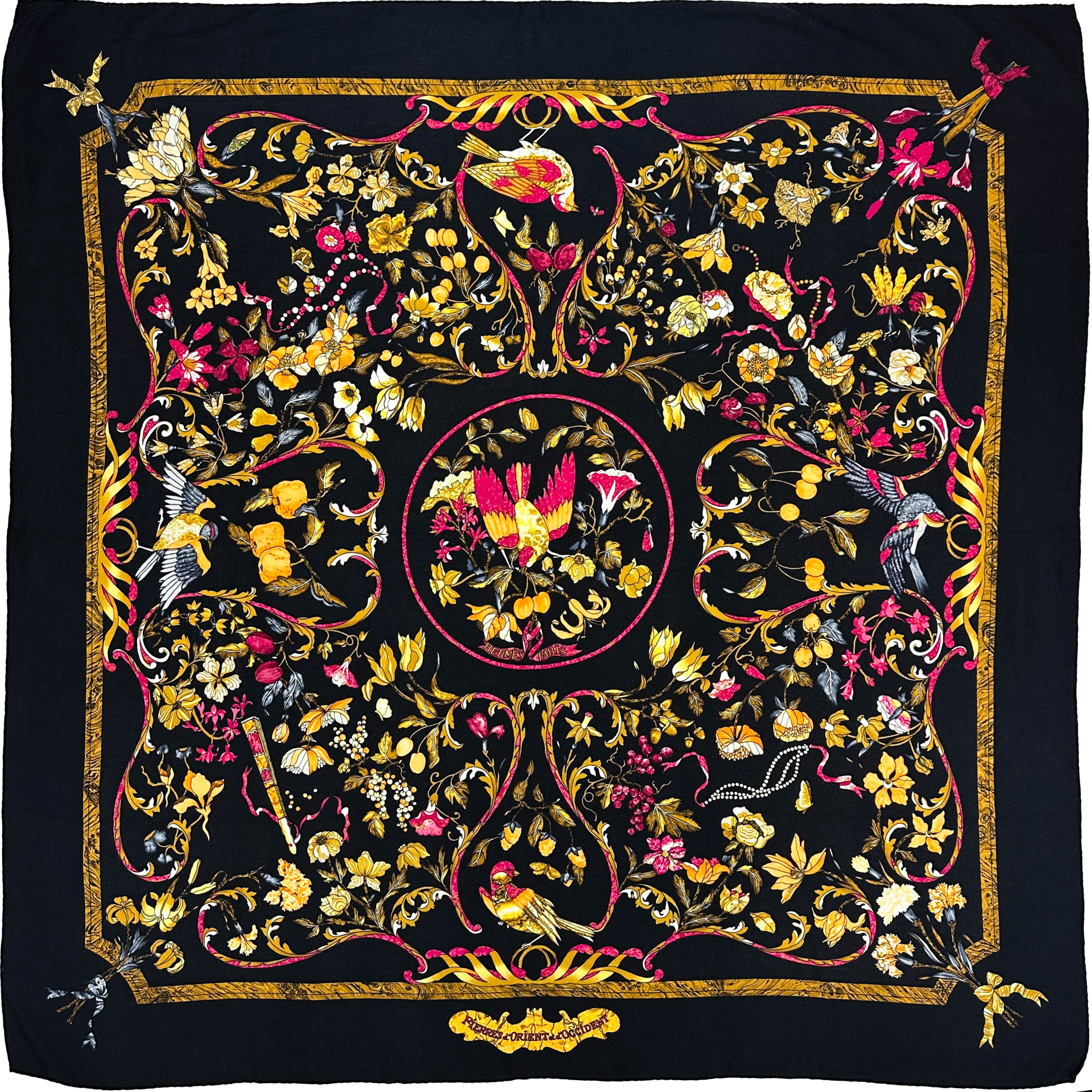 Hermès Pierres d'Orient et d'Occident Cashmere Silk 140