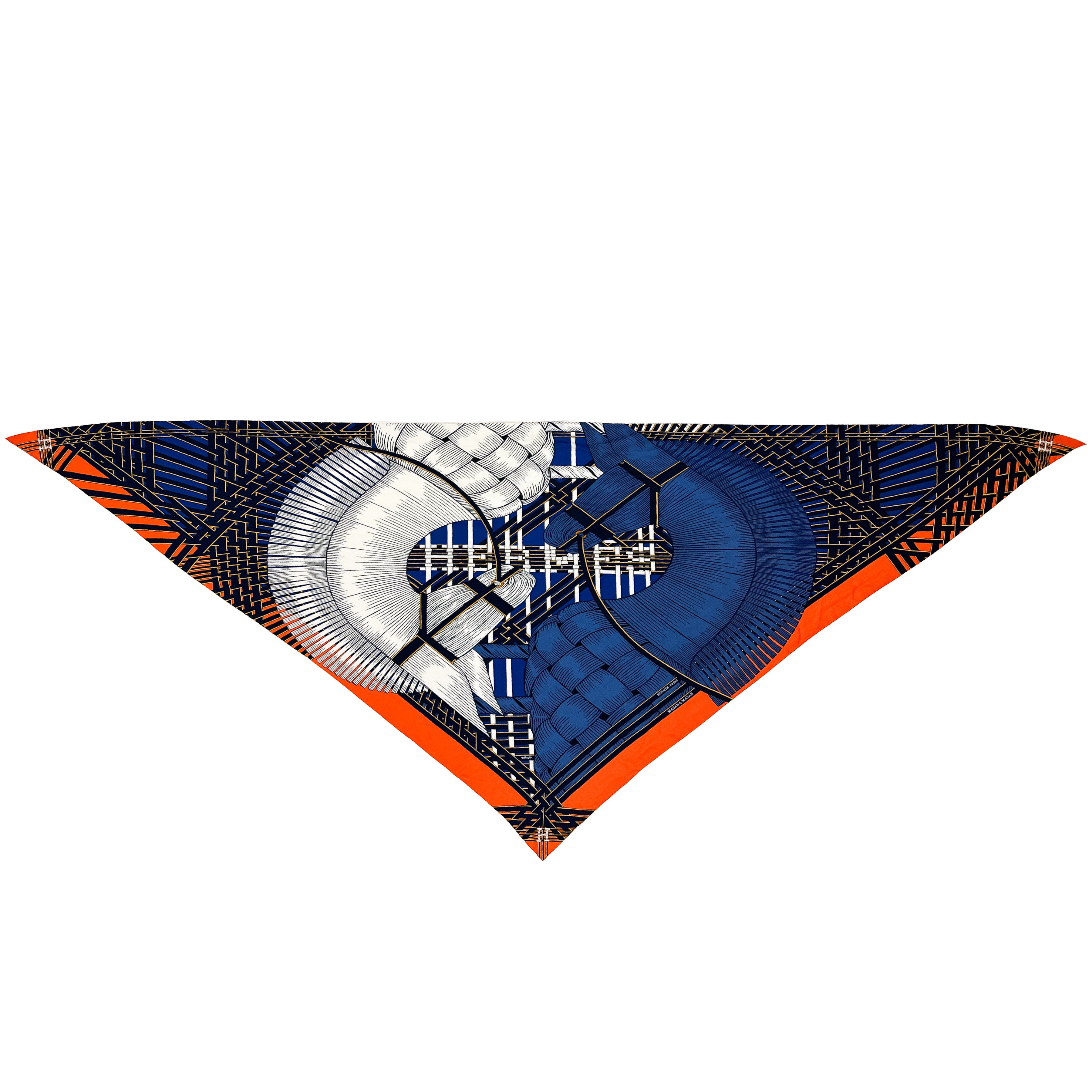 Hermès Masan & Masan Cashmere Silk Giant Triangle